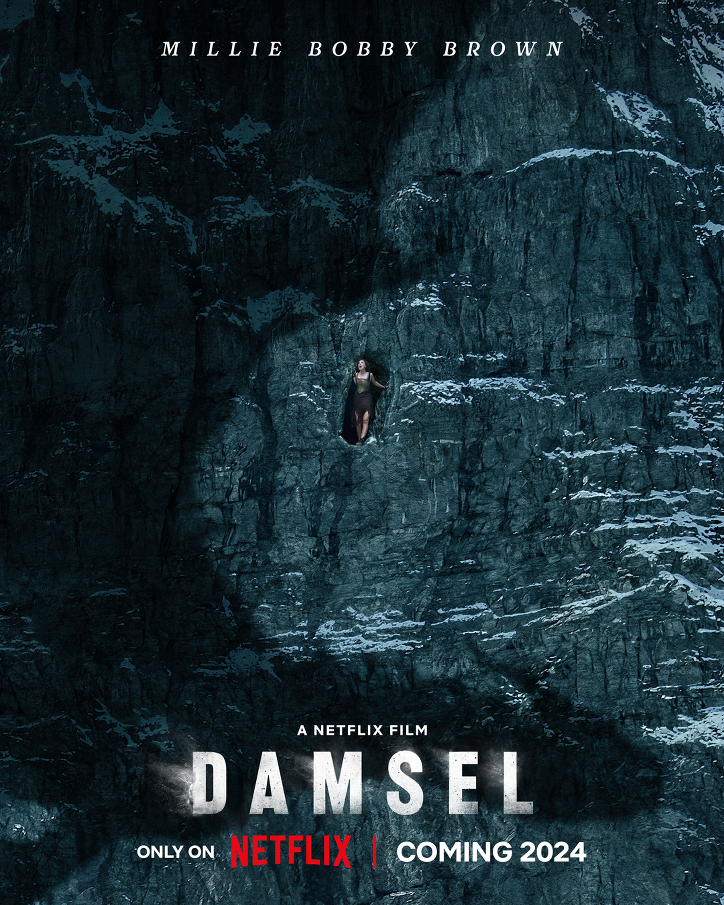 A poster for the Netflix film Damsel.