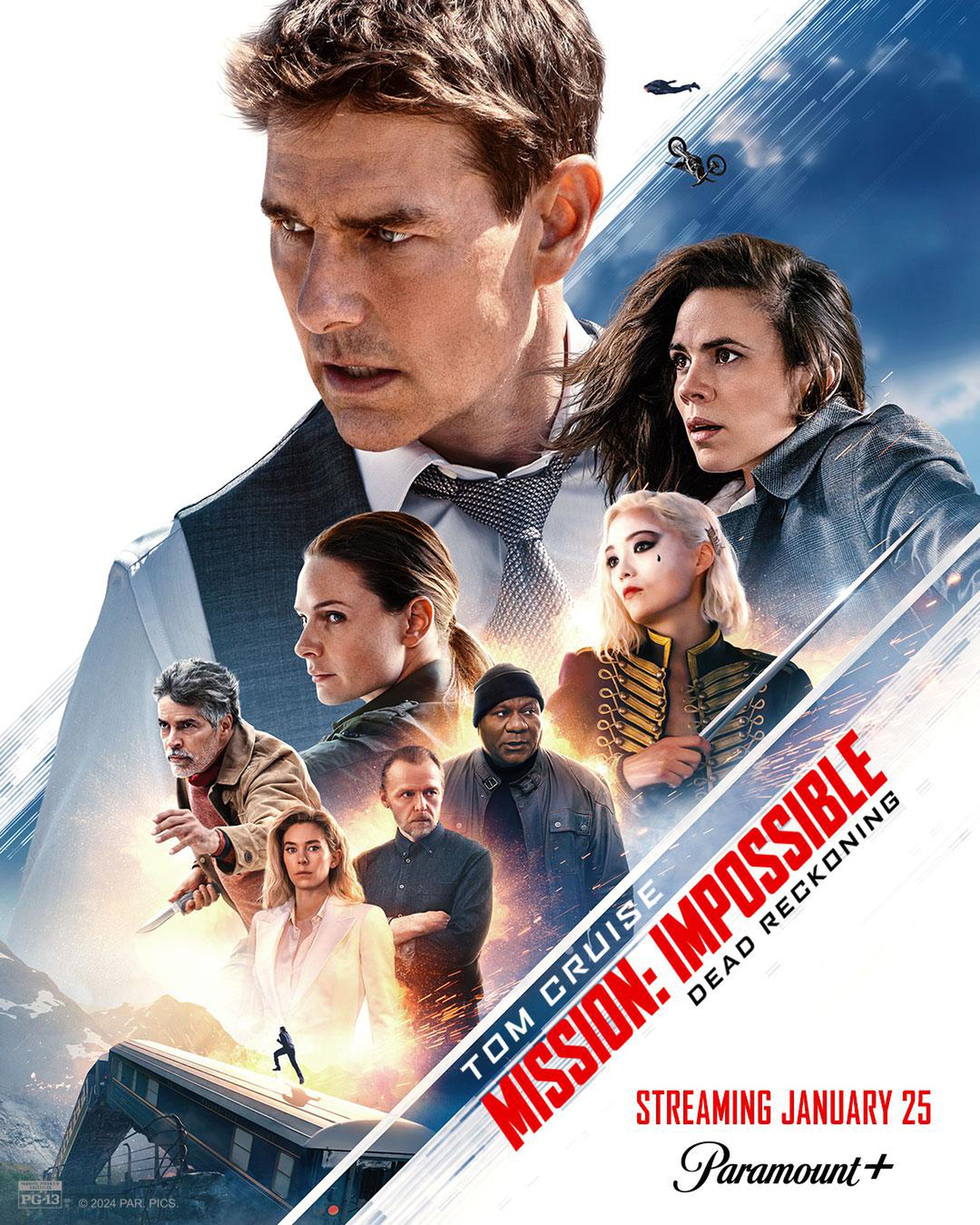 A promotional poster for Mission: Impossible — Dead Reckoning.