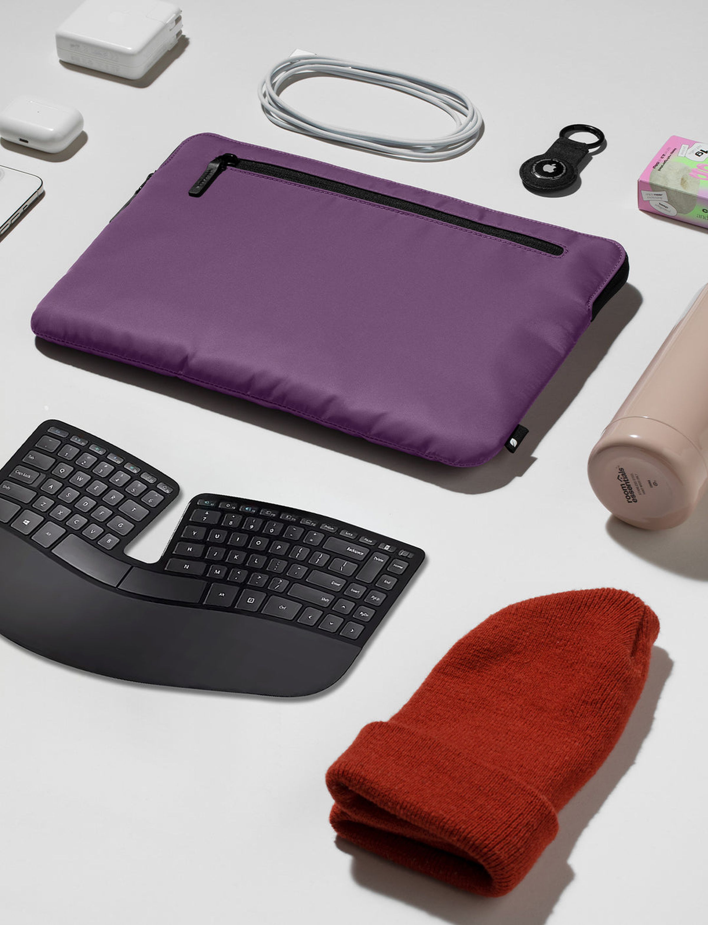 Microsoft’s ergonomic keyboards will also continue under the Incase, designed by Microsoft brand.