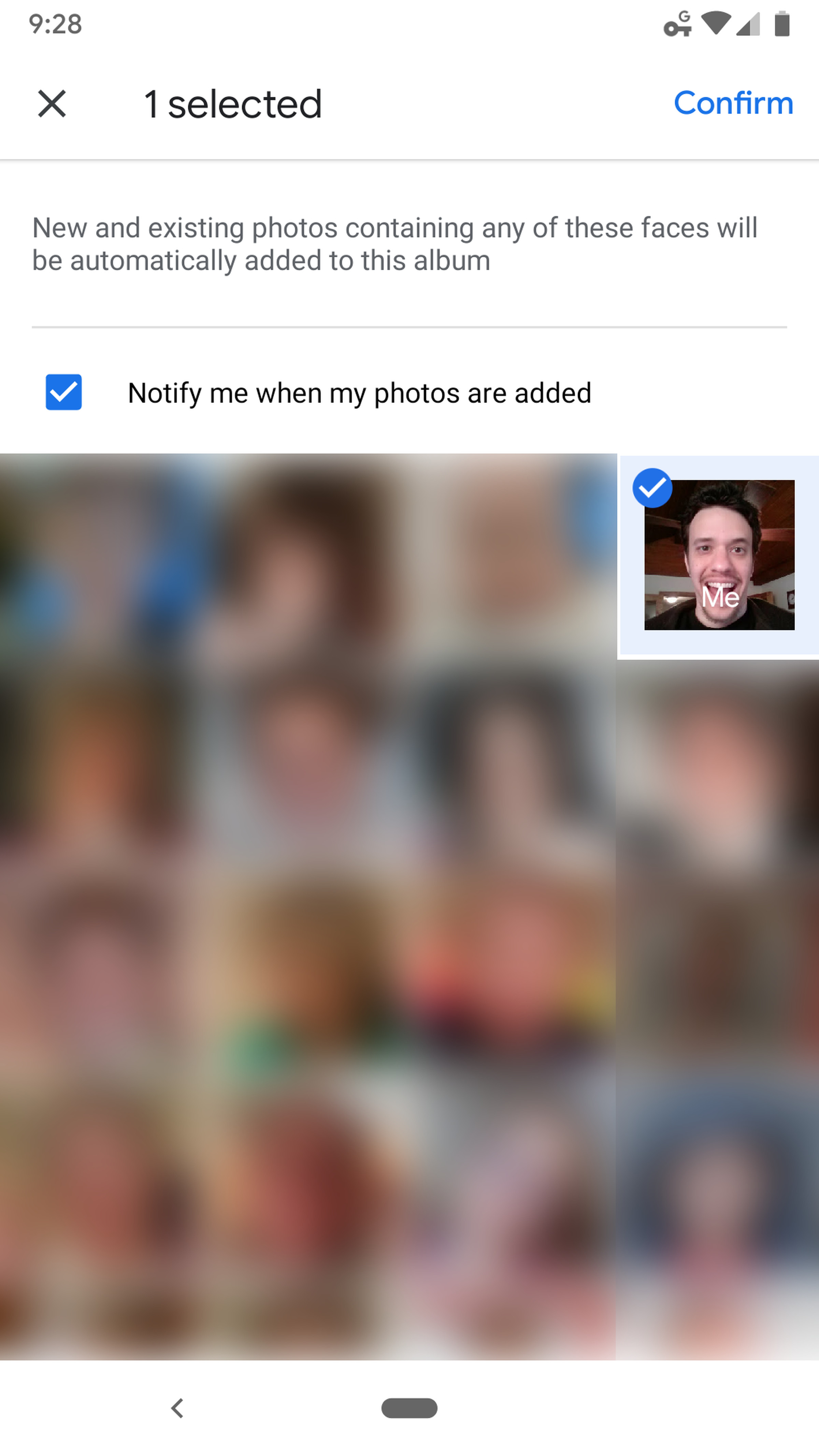 Google Photos auto albums