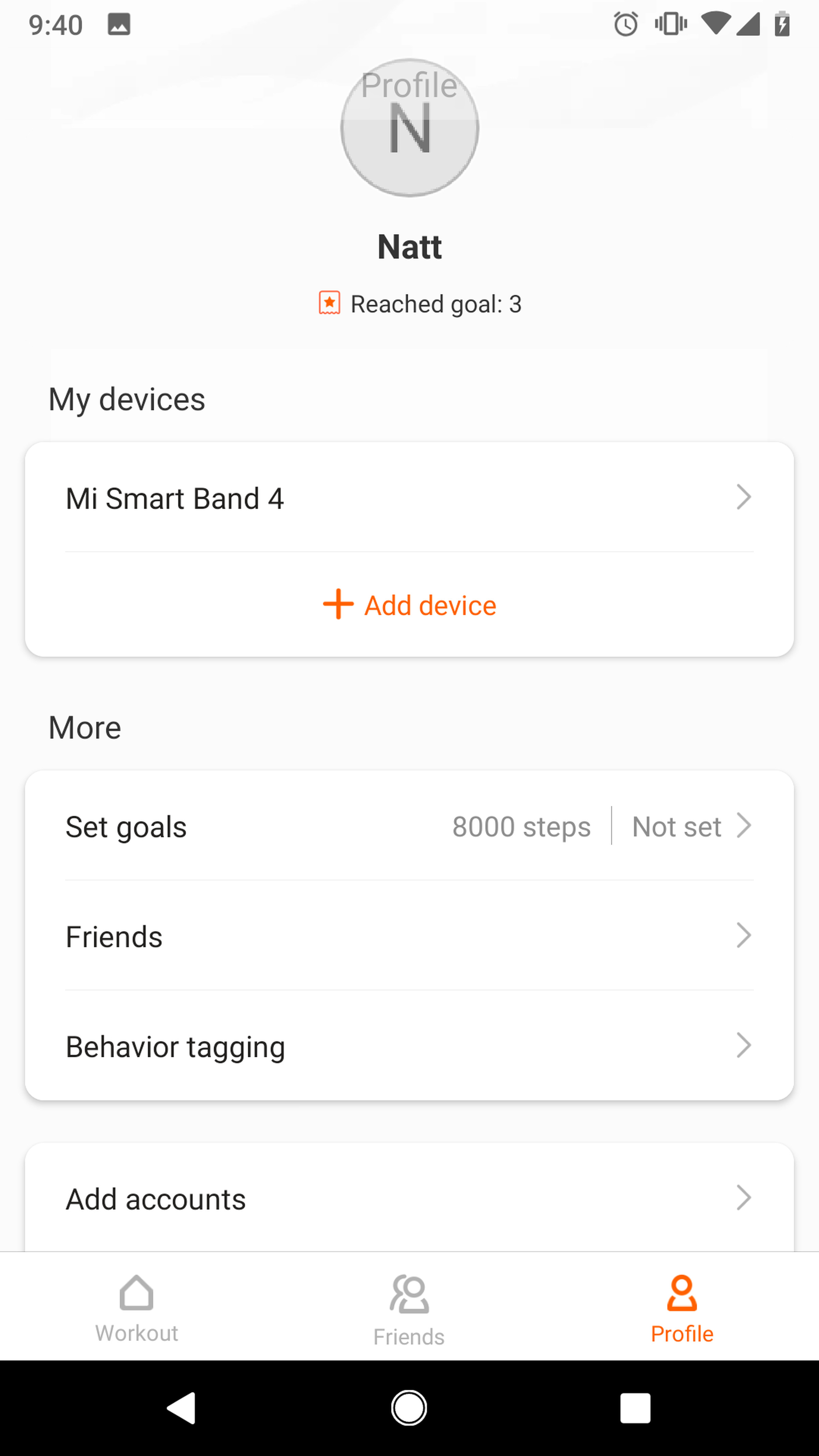 mi band and google fit