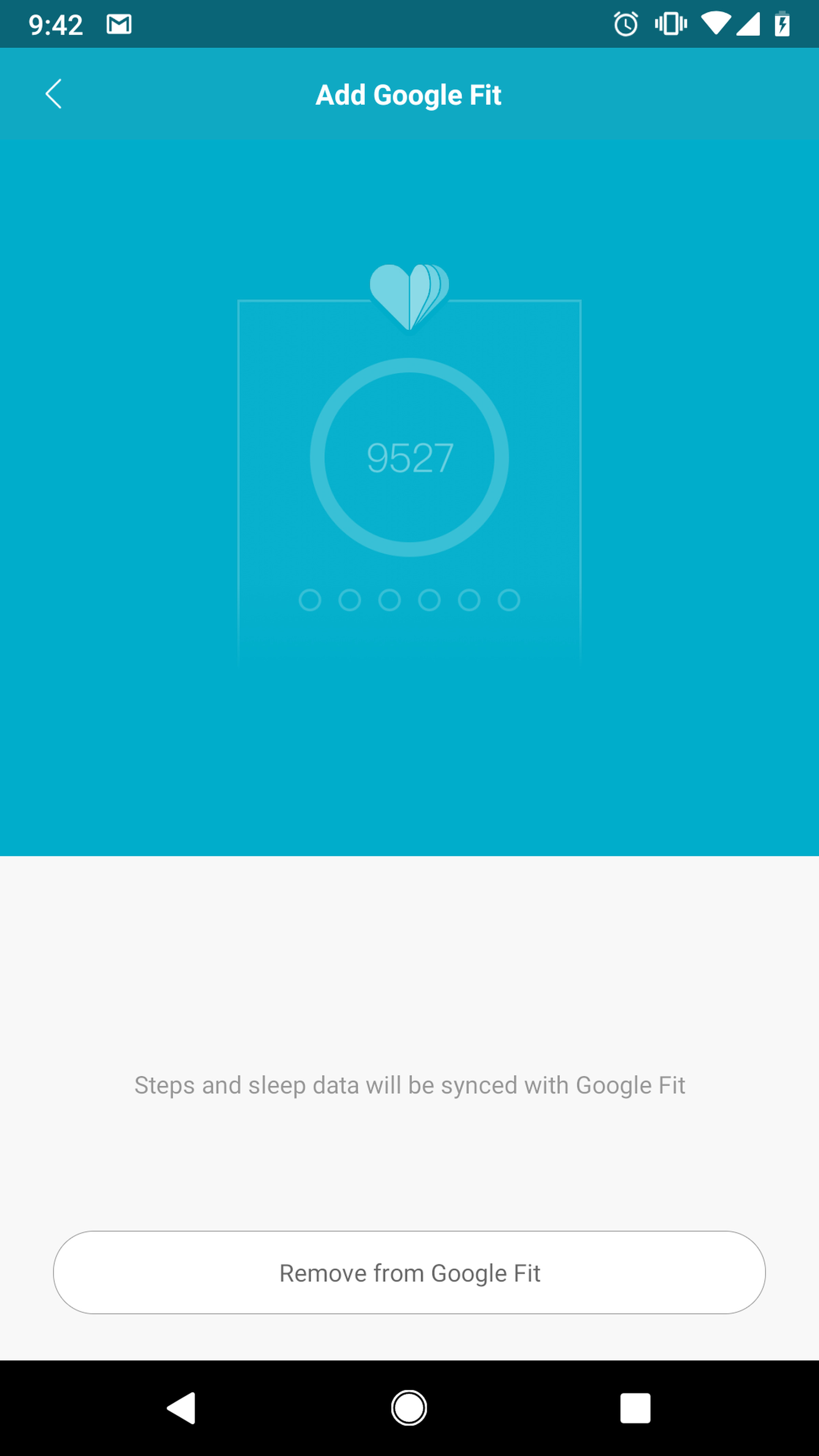 mi band and google fit