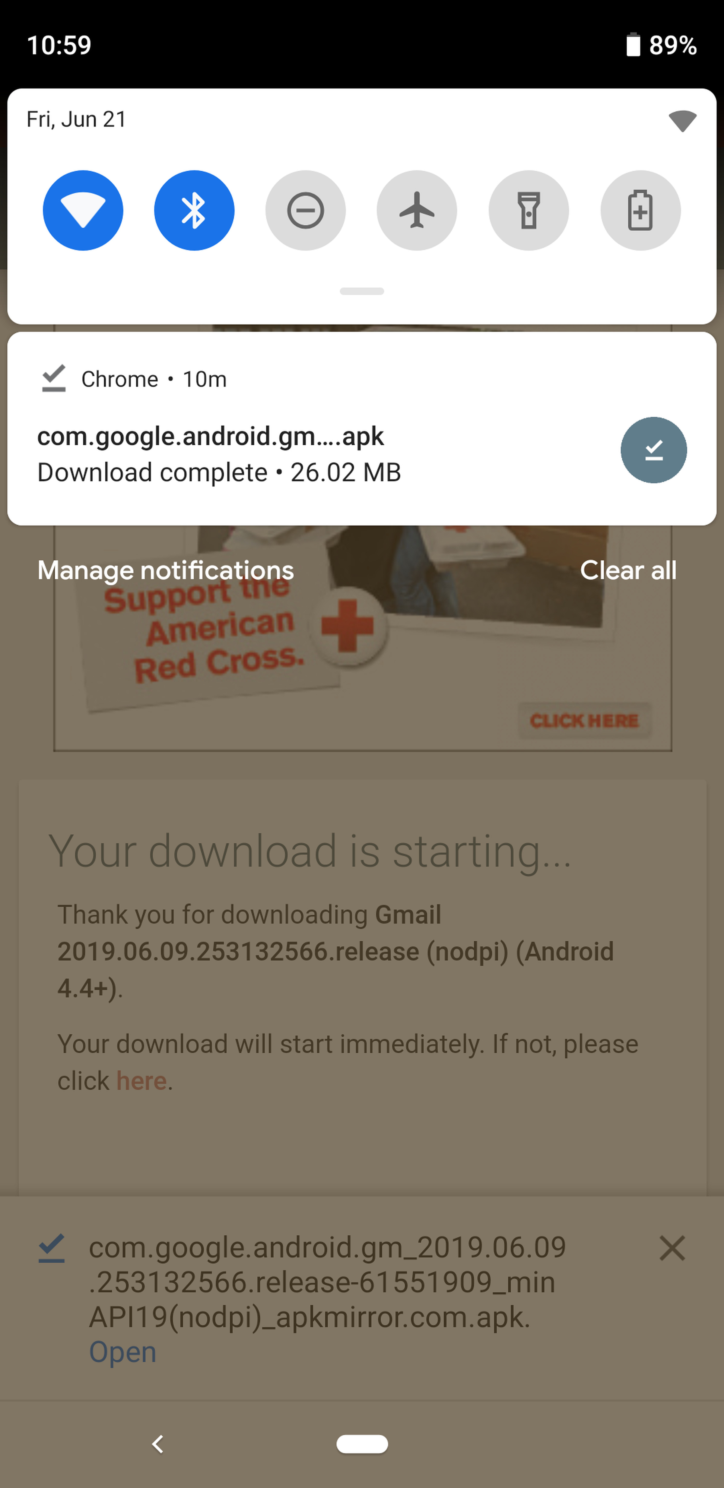 Install Android app without Play Store