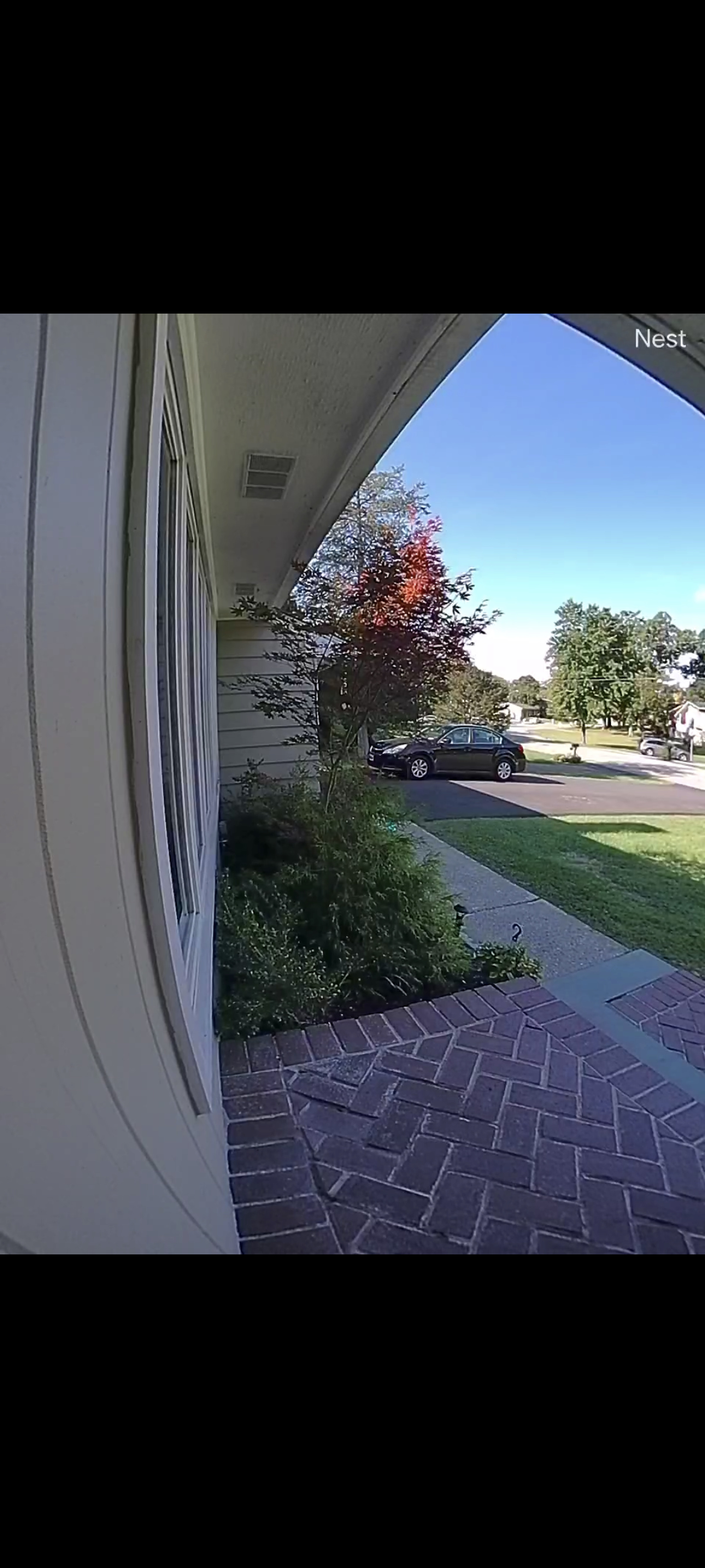 The Nest Doorbell’s 3:4 aspect ratio isn’t quite wide enough to capture my whole porch, but it does show head-to-toe views.