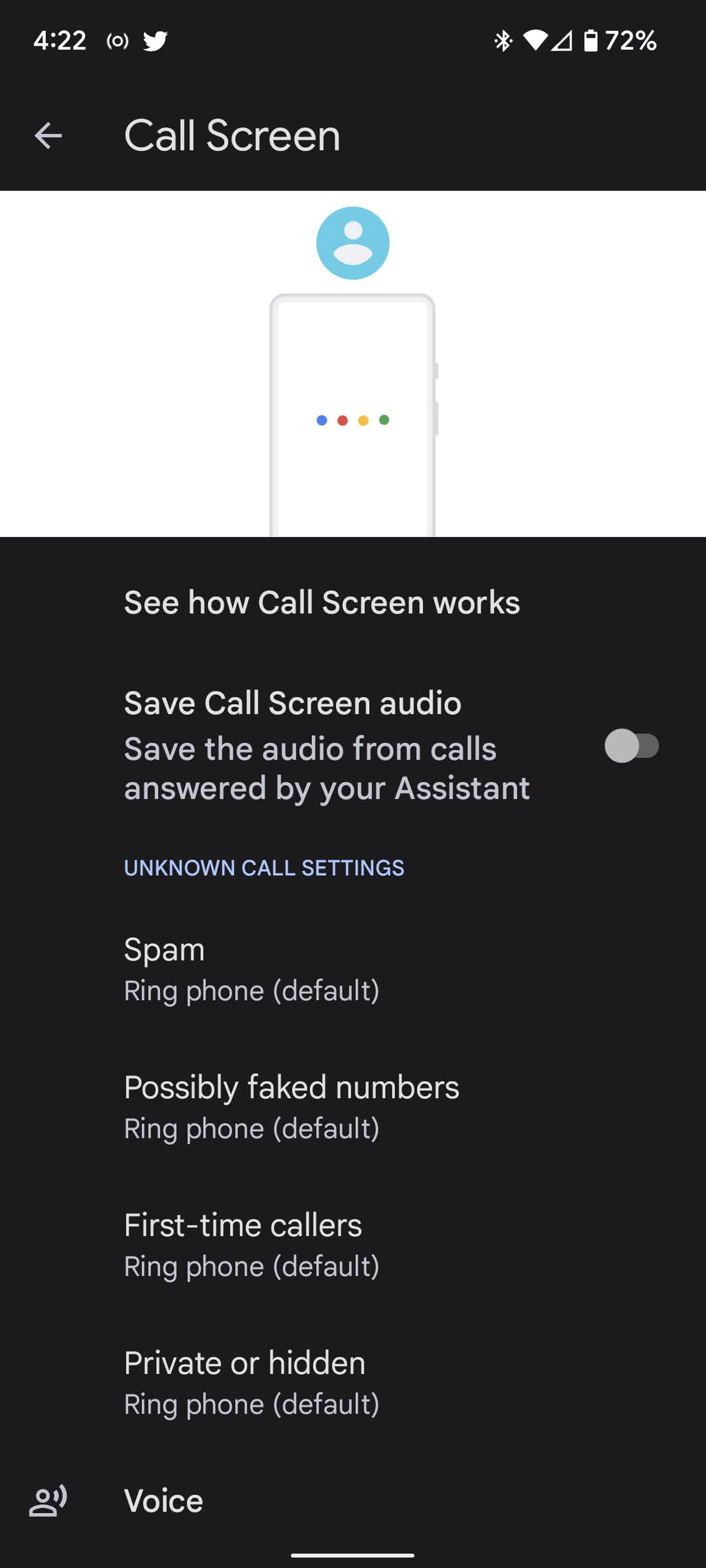 On a Pixel 6 or 6 Pro, you’ll be able to get certain calls automatically screened.
