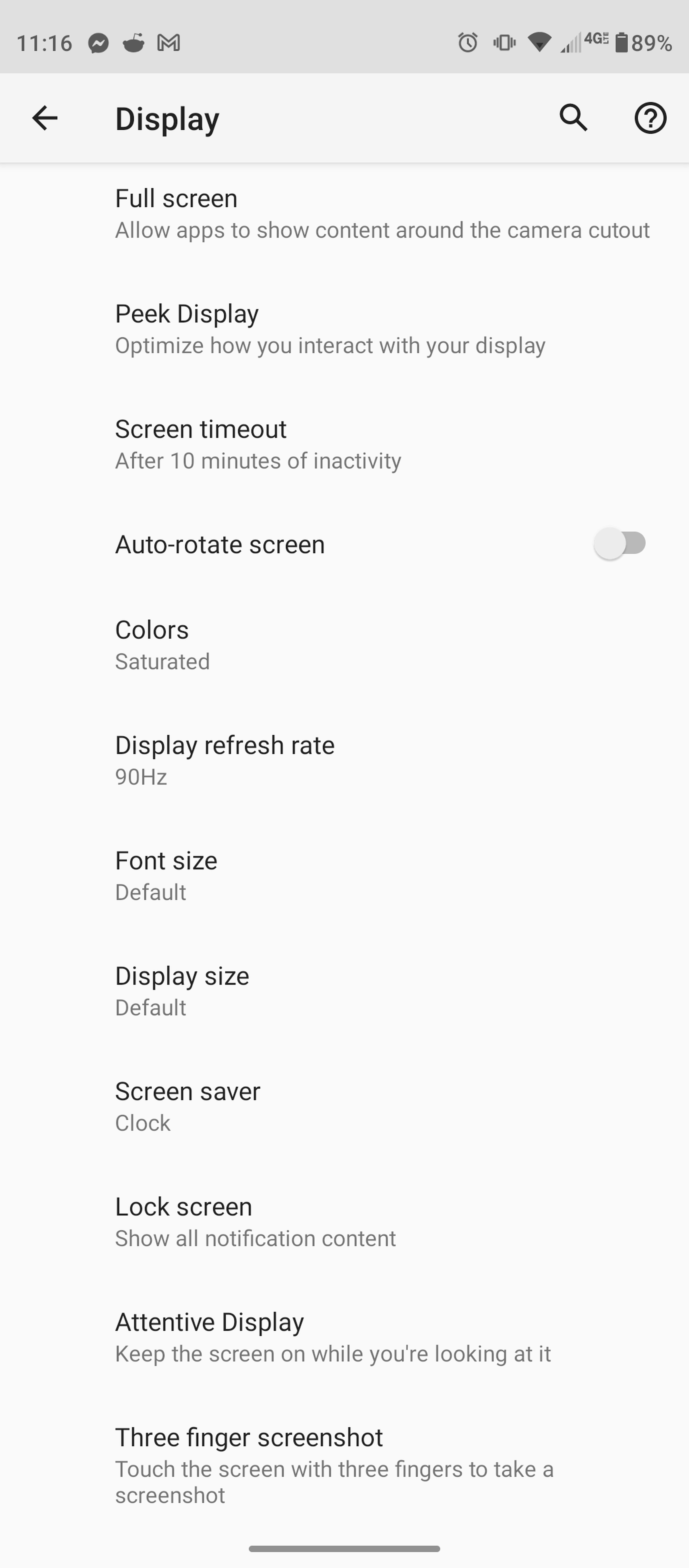 Find the screen saver option on the display settings page. It may be nested under “Advanced” settings.