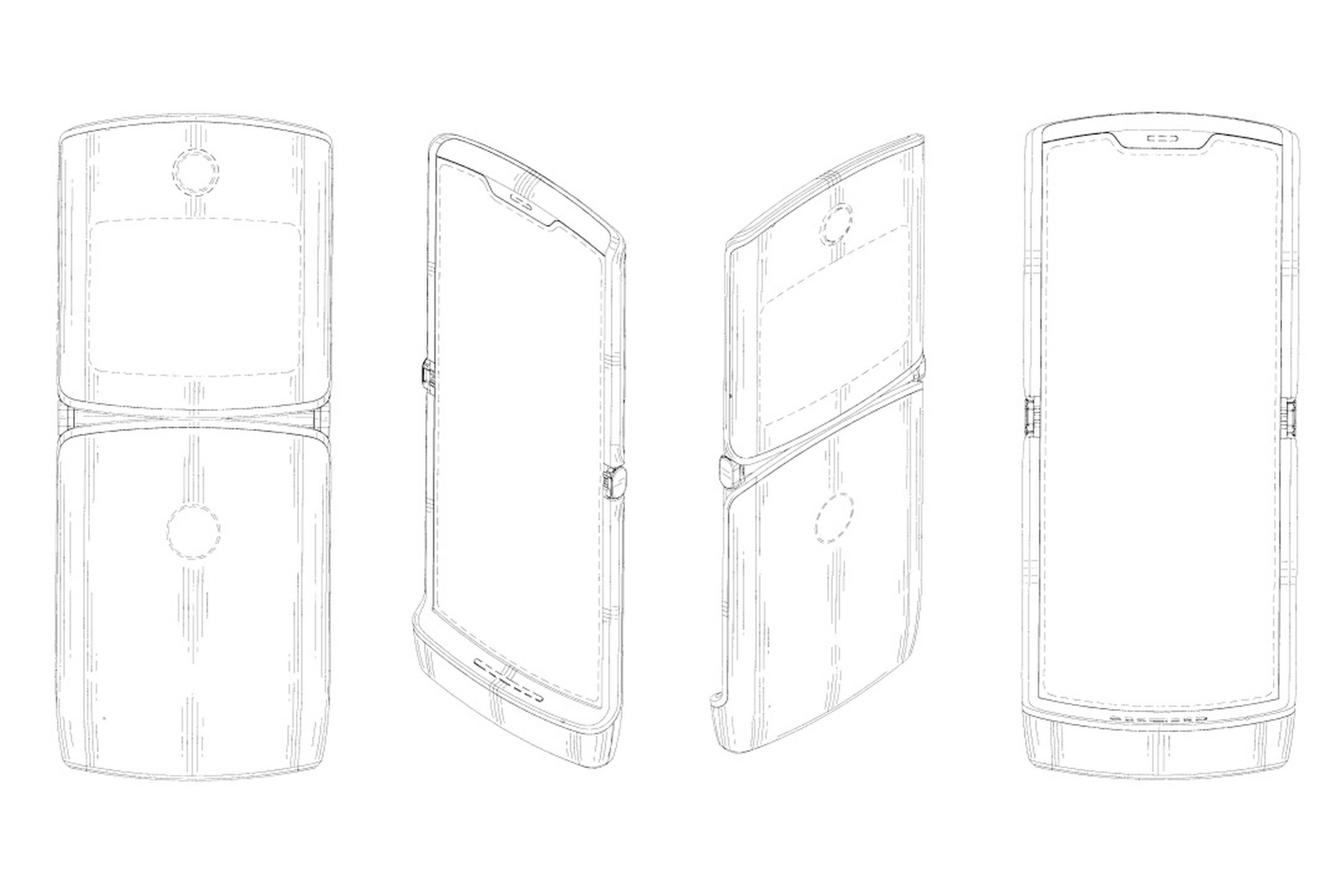 Motorola’s foldable RAZR patent.