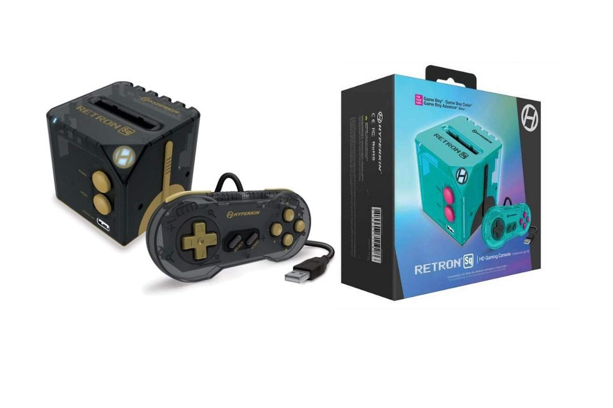 The RetroN Sq comes in two colors: “black gold” and “hyper beach.”