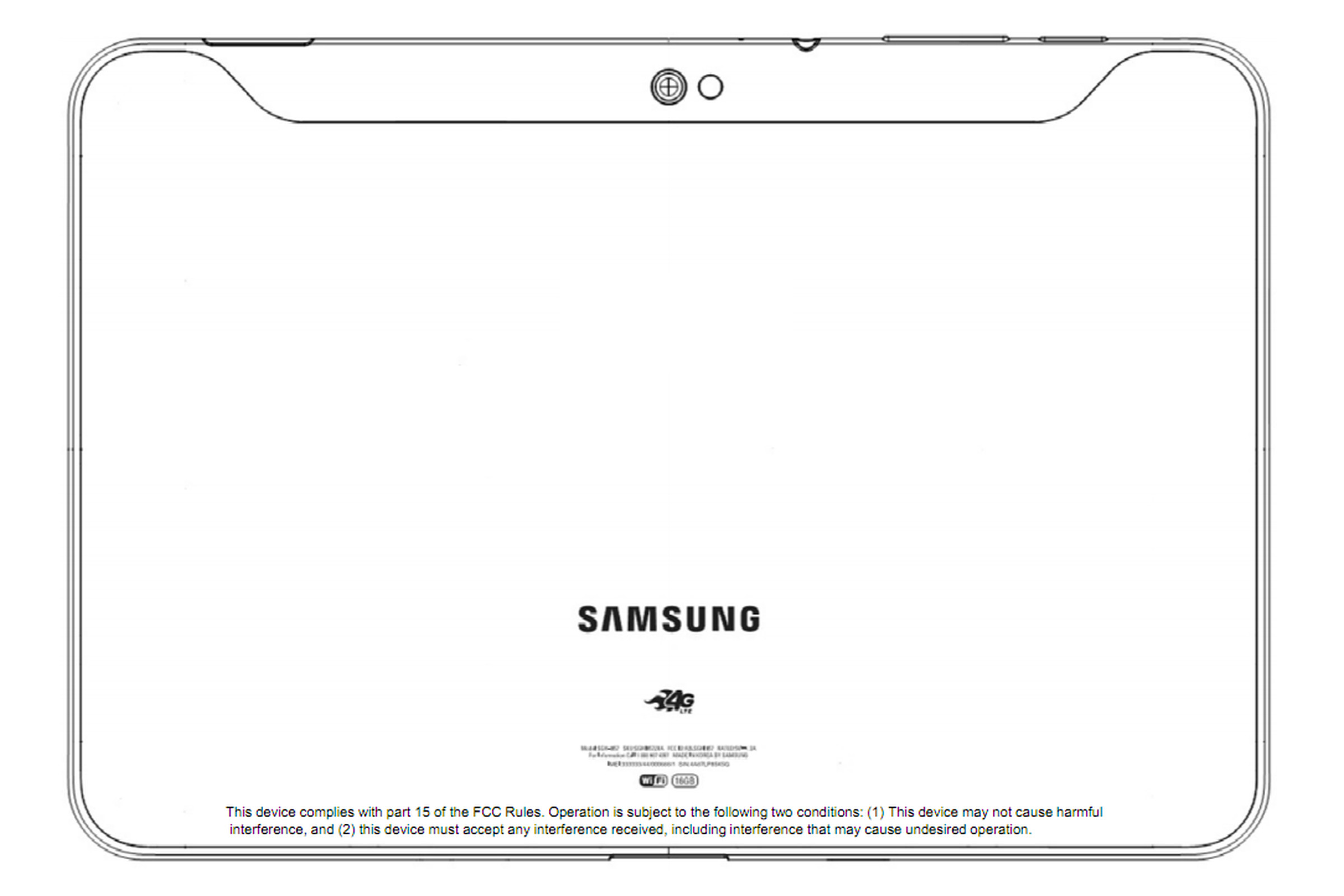 Samsung Galaxy Tab 10.1 FCC