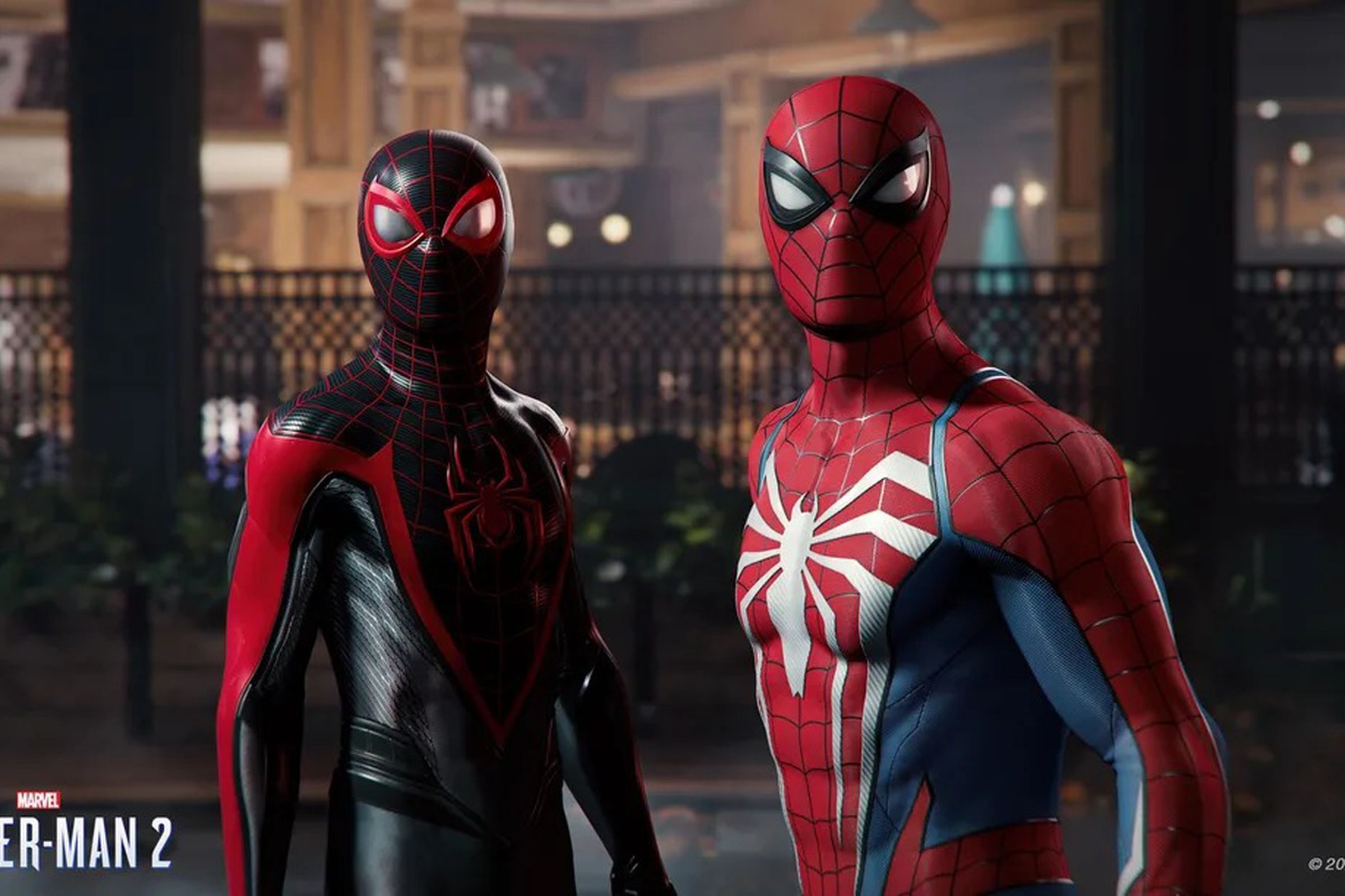 A screenshot from Marvel’s Spider-Man 2.