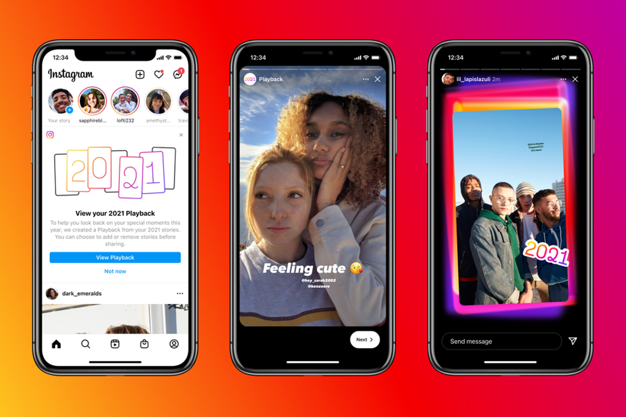 Instagram’s Playback will show your favorite stories from 2021