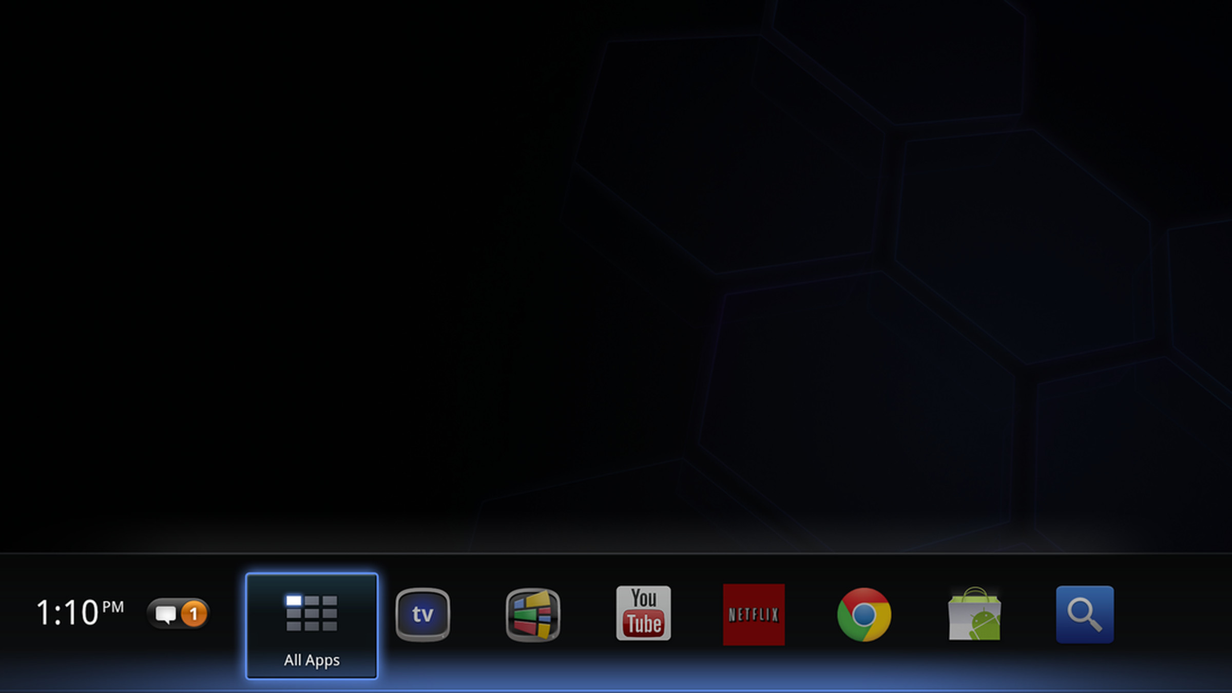 Google TV updated to Android 3.1