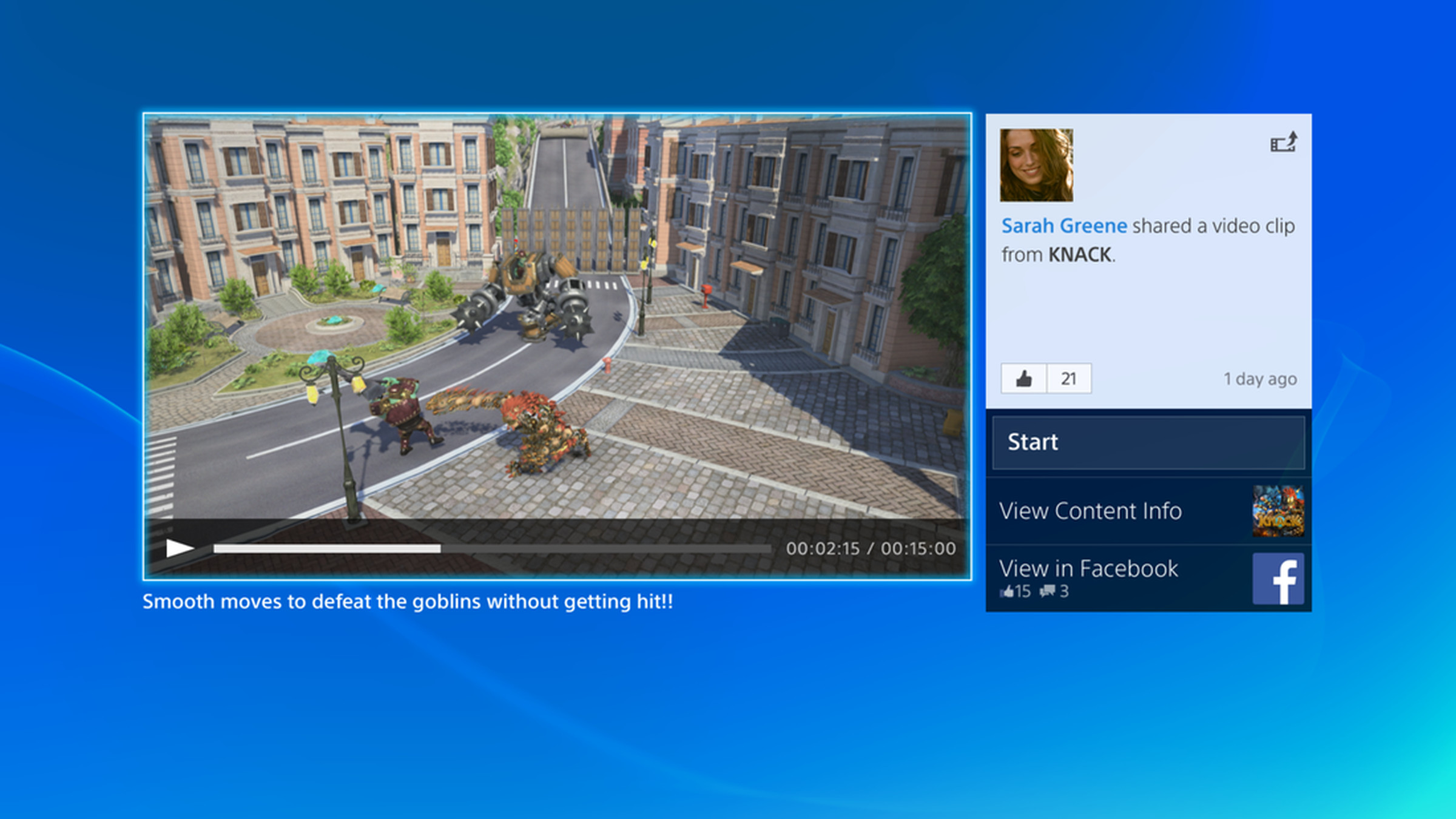 PlayStation 4 UI screenshots