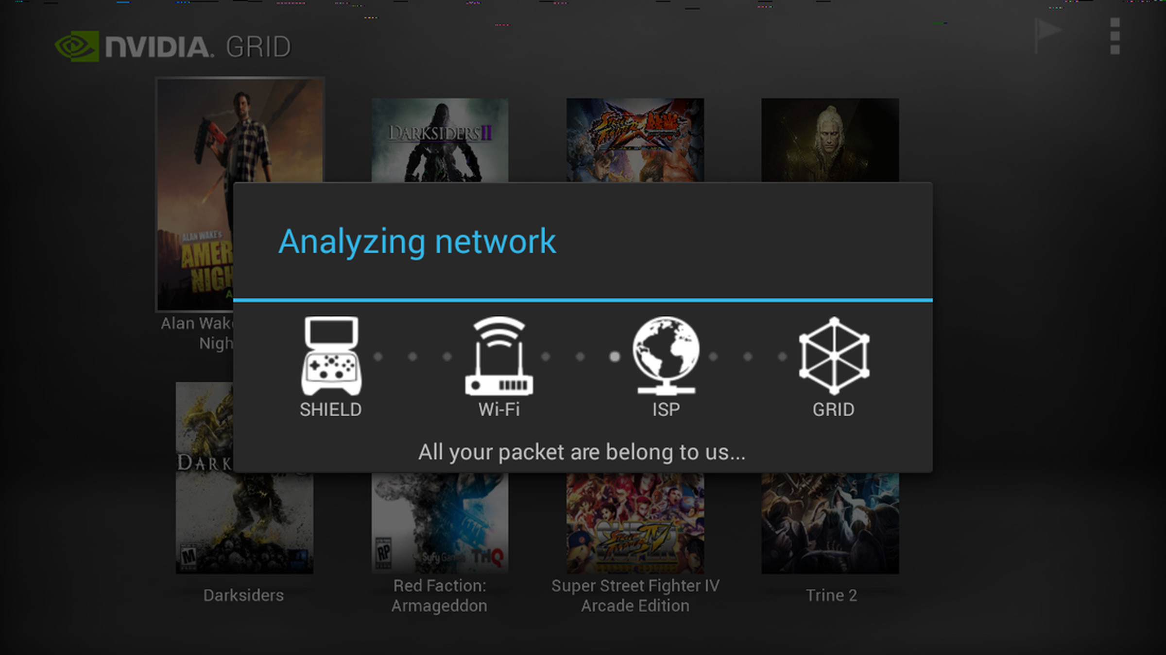Nvidia Grid cloud gaming on Nvidia Shield screenshots