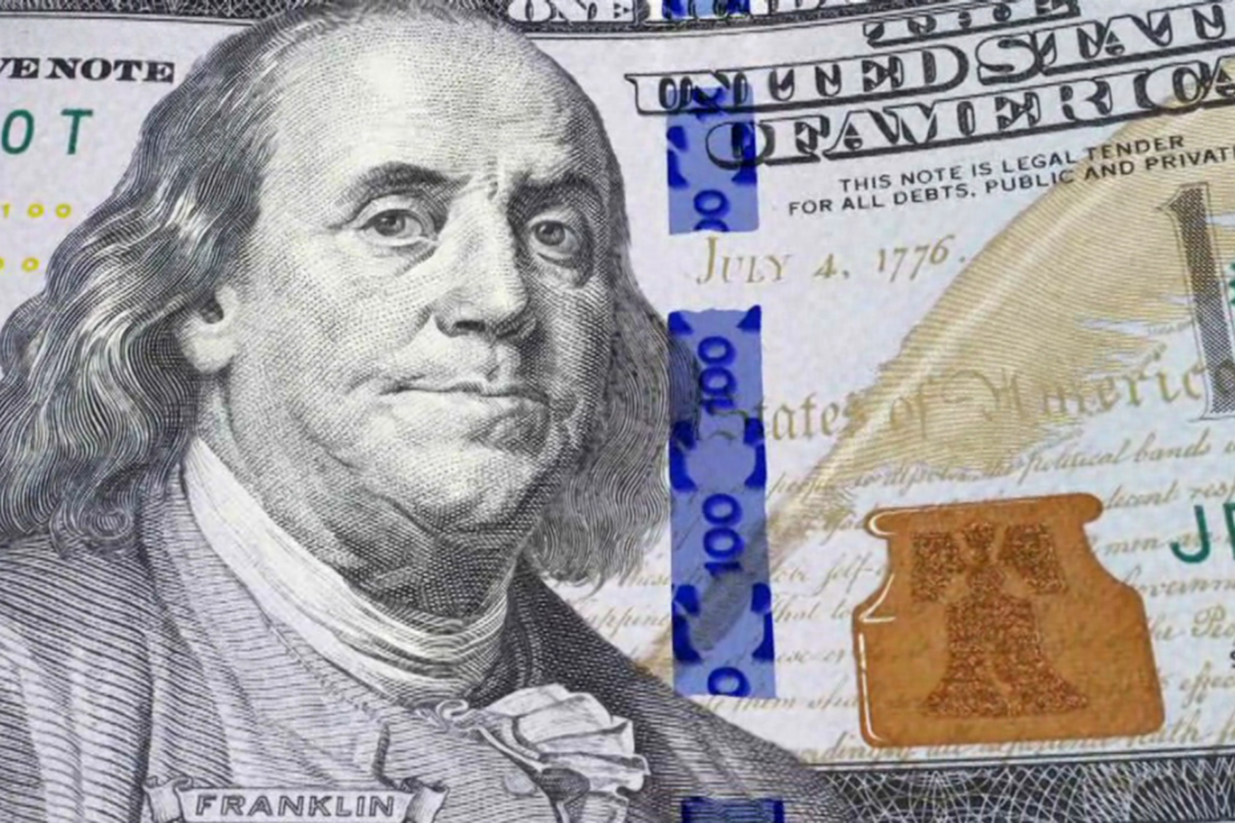 blue money new 100 bill