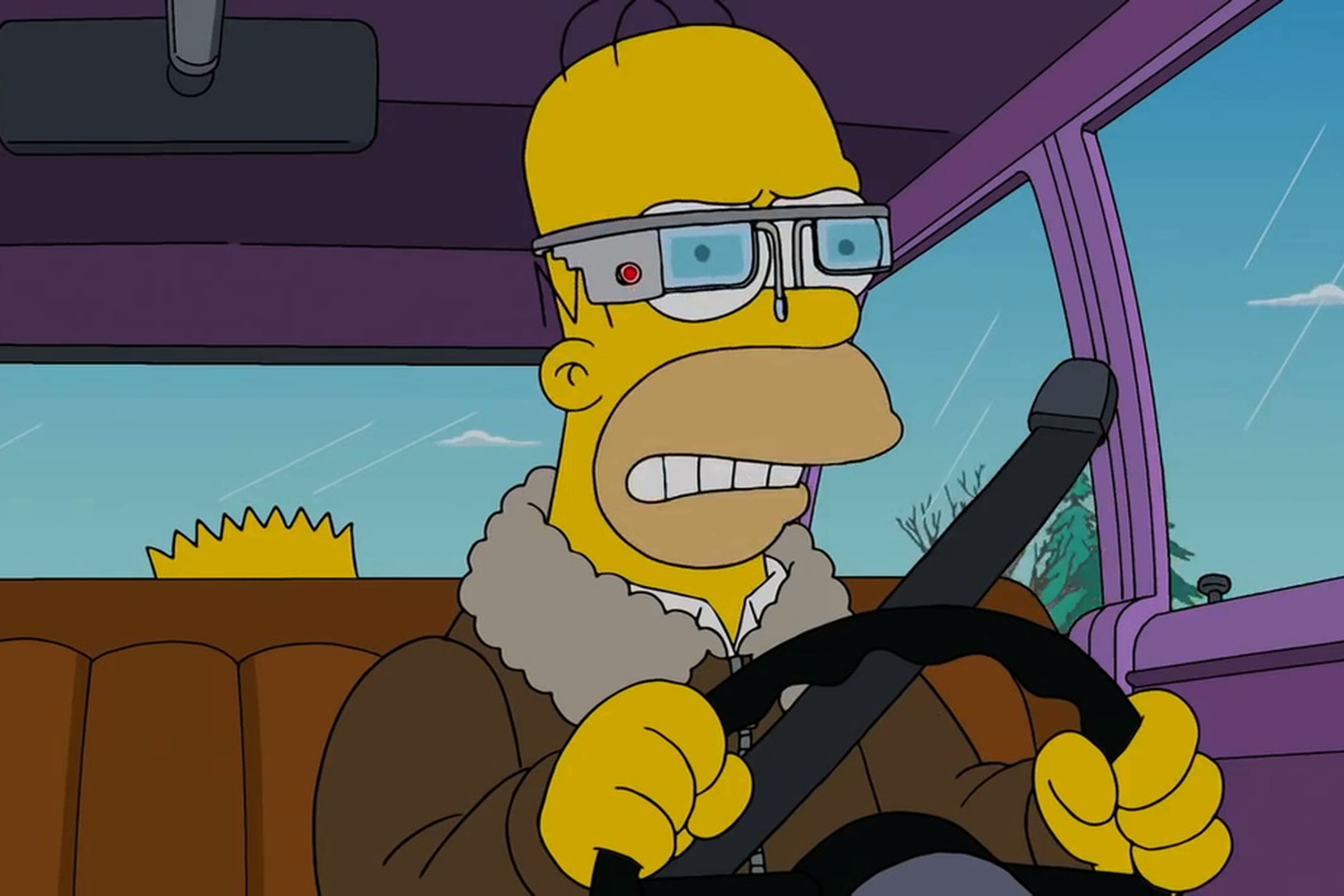 Simpsons Google Glass