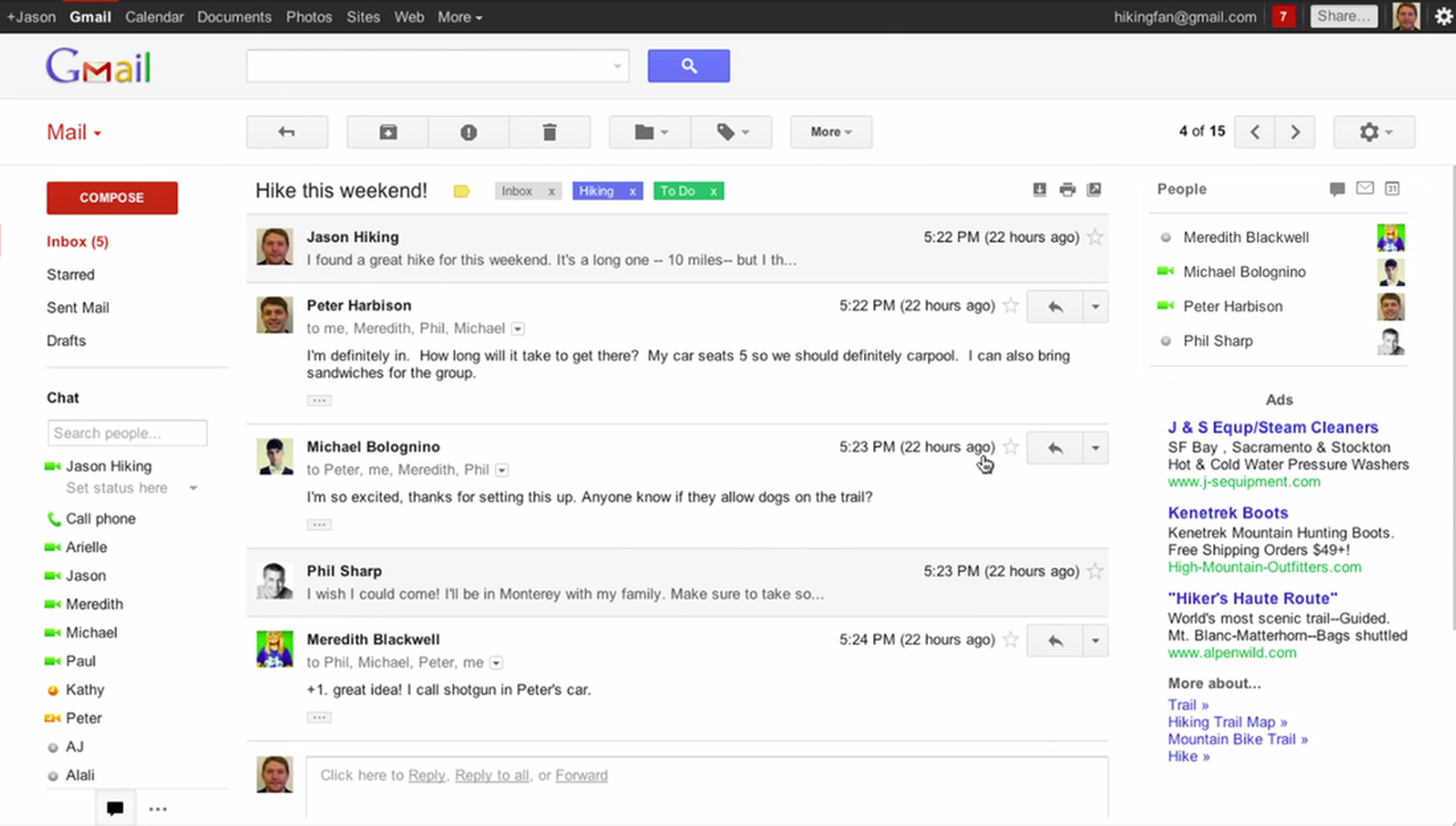 Gmail redesign gallery