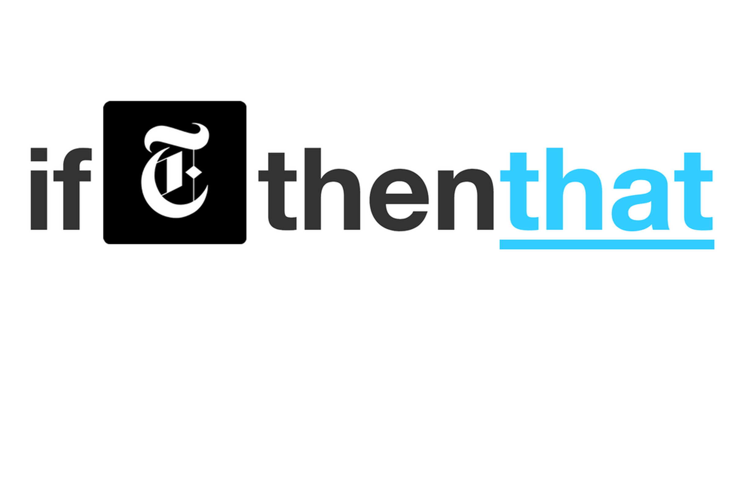 IFTTT if this then that NYT