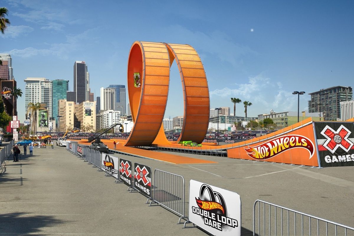 Lifesize Hot Wheels double loop track coming to Summer XGames The Verge