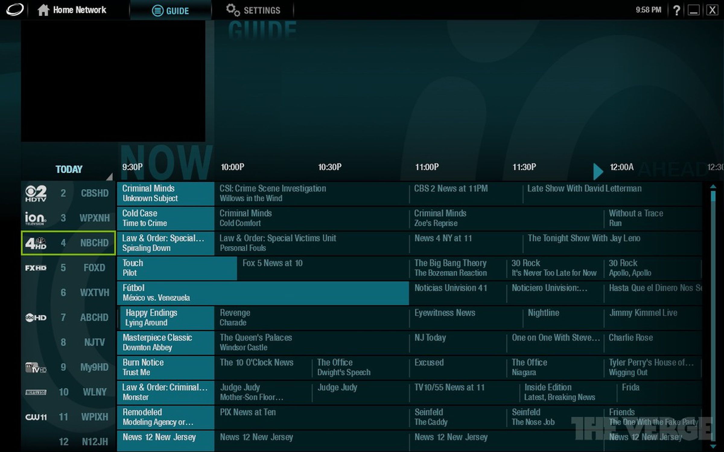 Cablevision 'Optimum App for Laptop' trial pictures