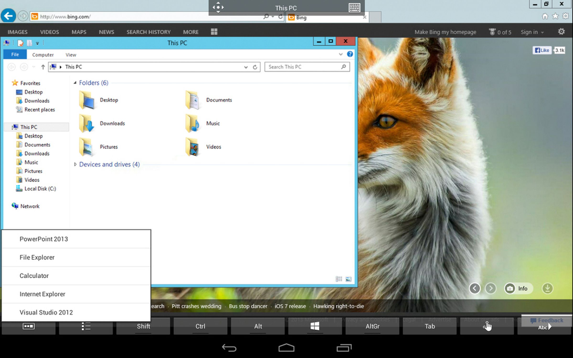 Microsoft Remote Desktop app for iOS and Android screenshots