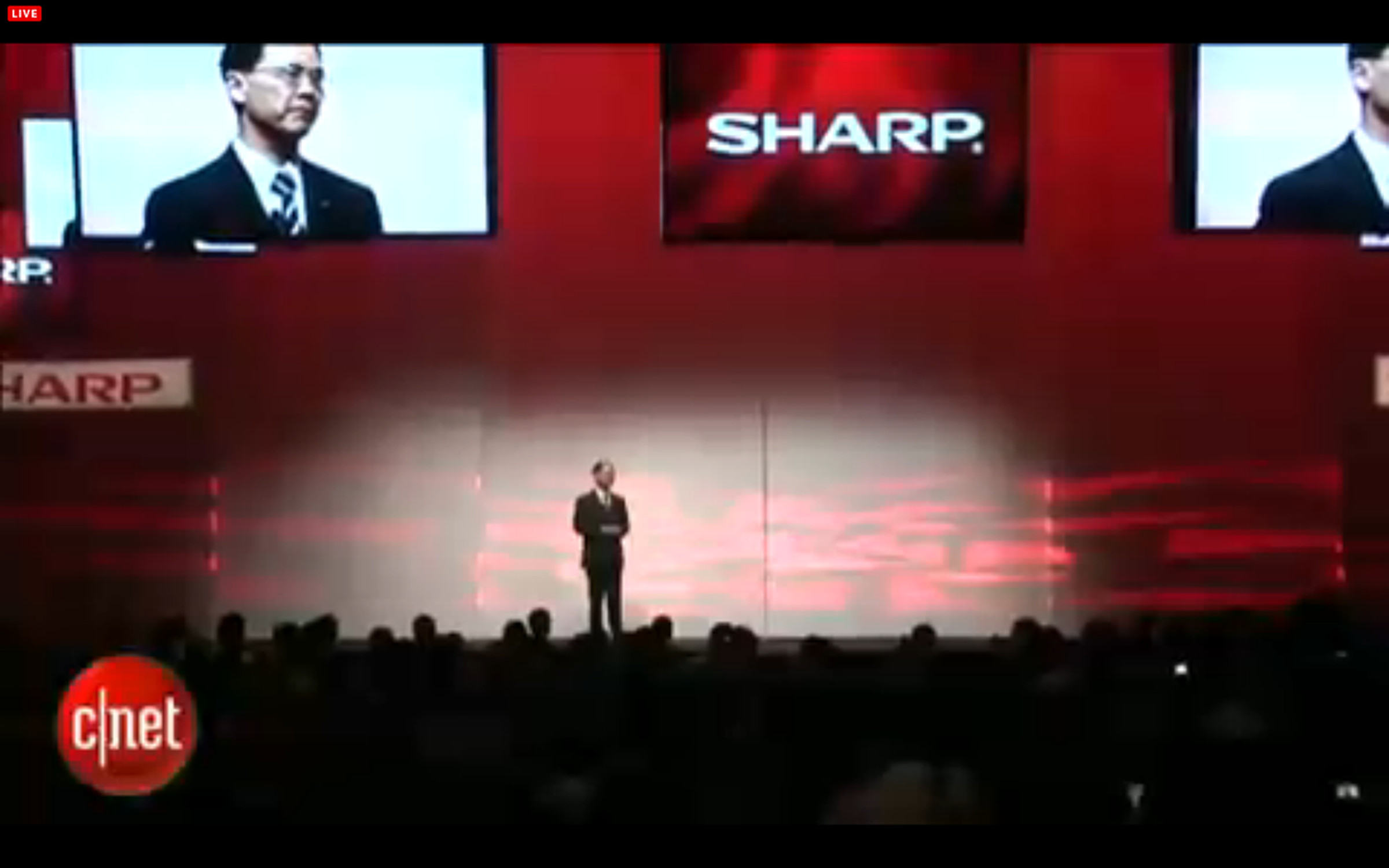 Photos from Sharp's CES 2014 event