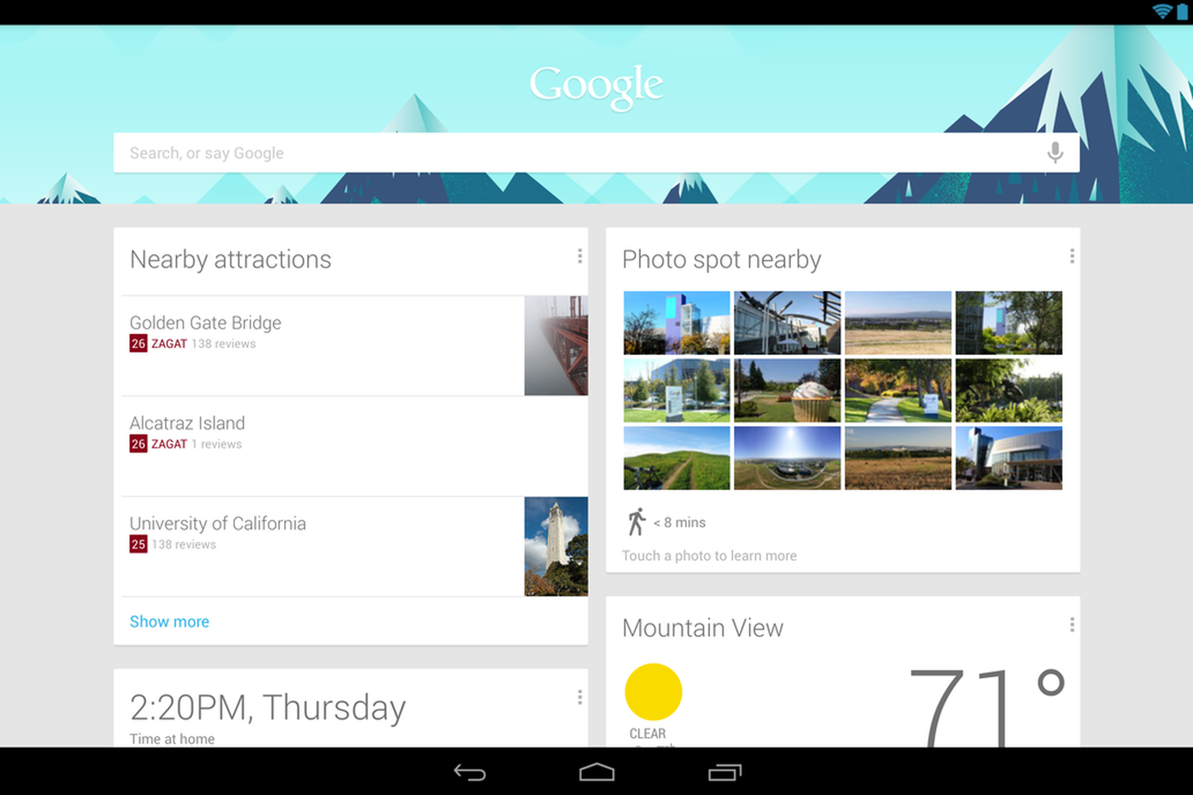 android 4.2 google now