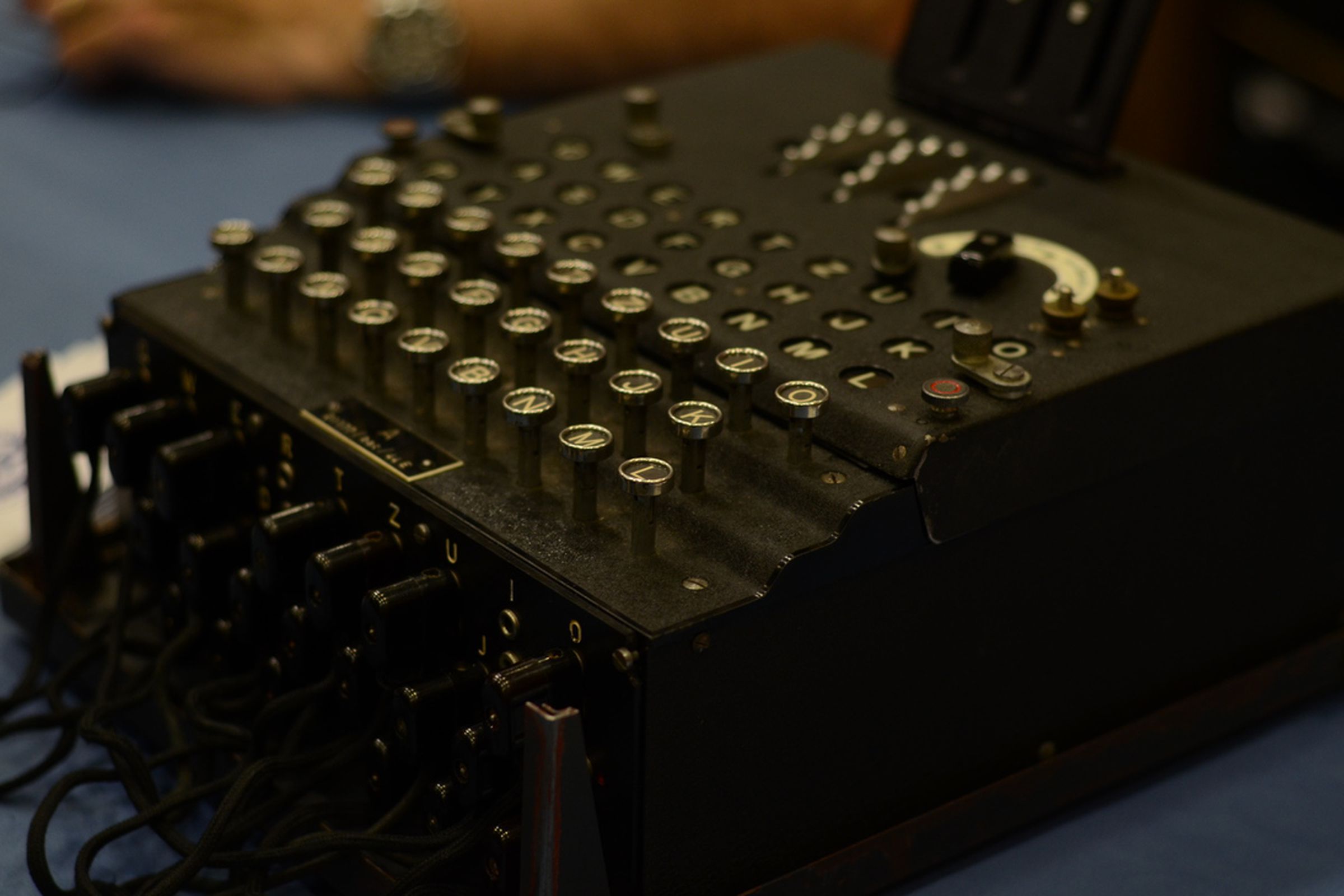 The Enigma machine makes an appearance to help the NSA's recruitment efforts at Def Con