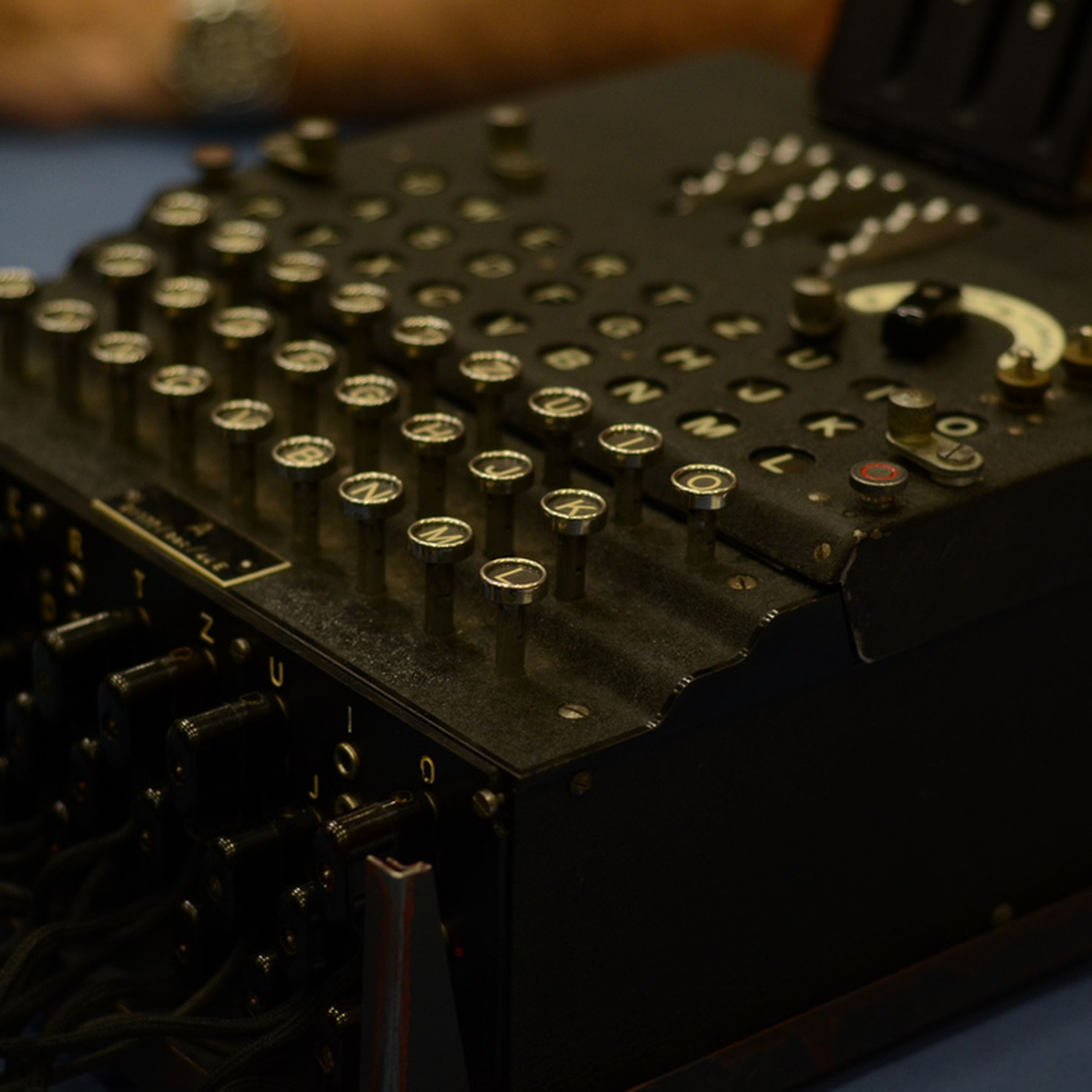 The Enigma machine makes an appearance to help the NSA's recruitment efforts at Def Con