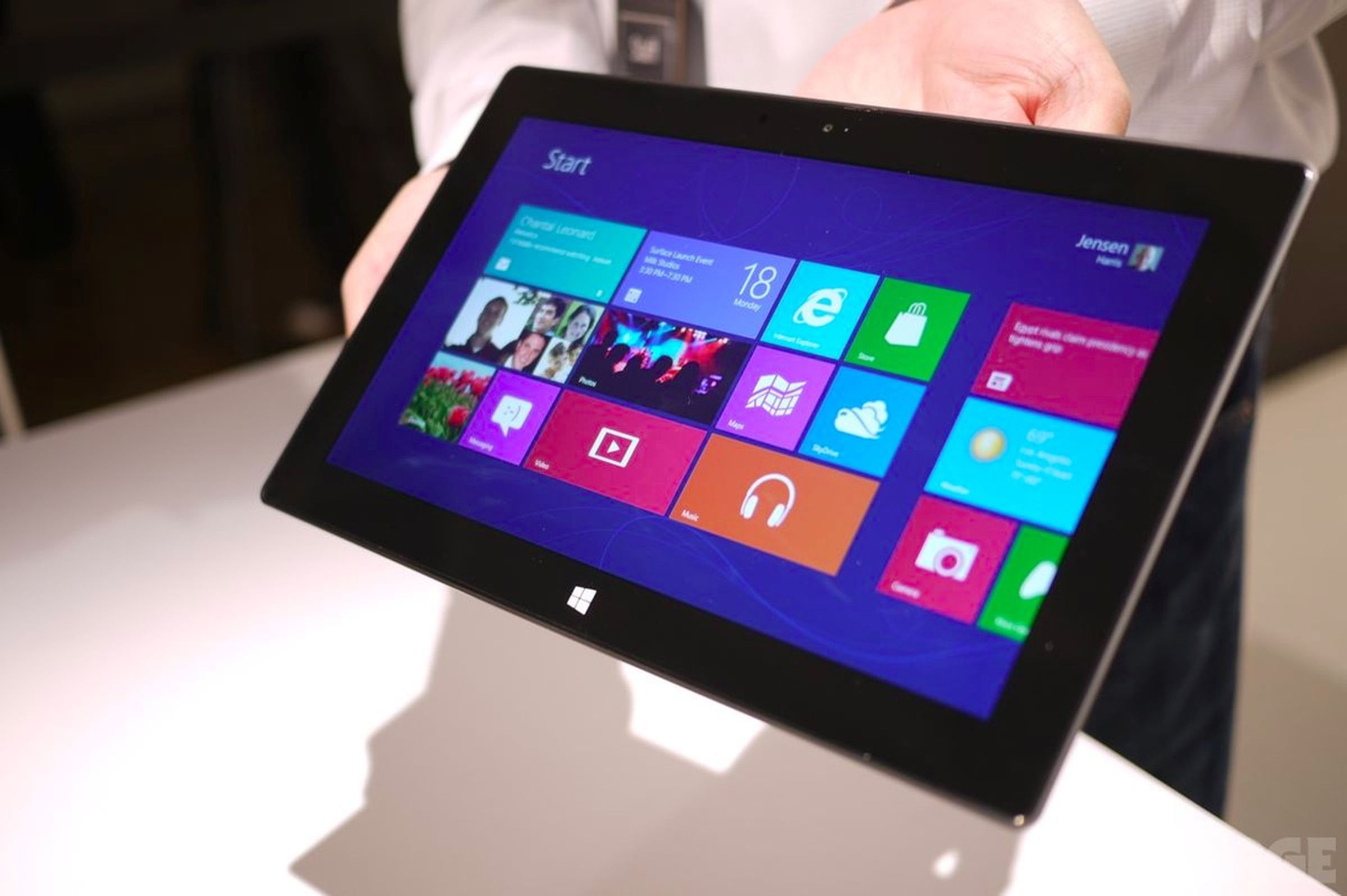 Microsoft Surface hands on photos