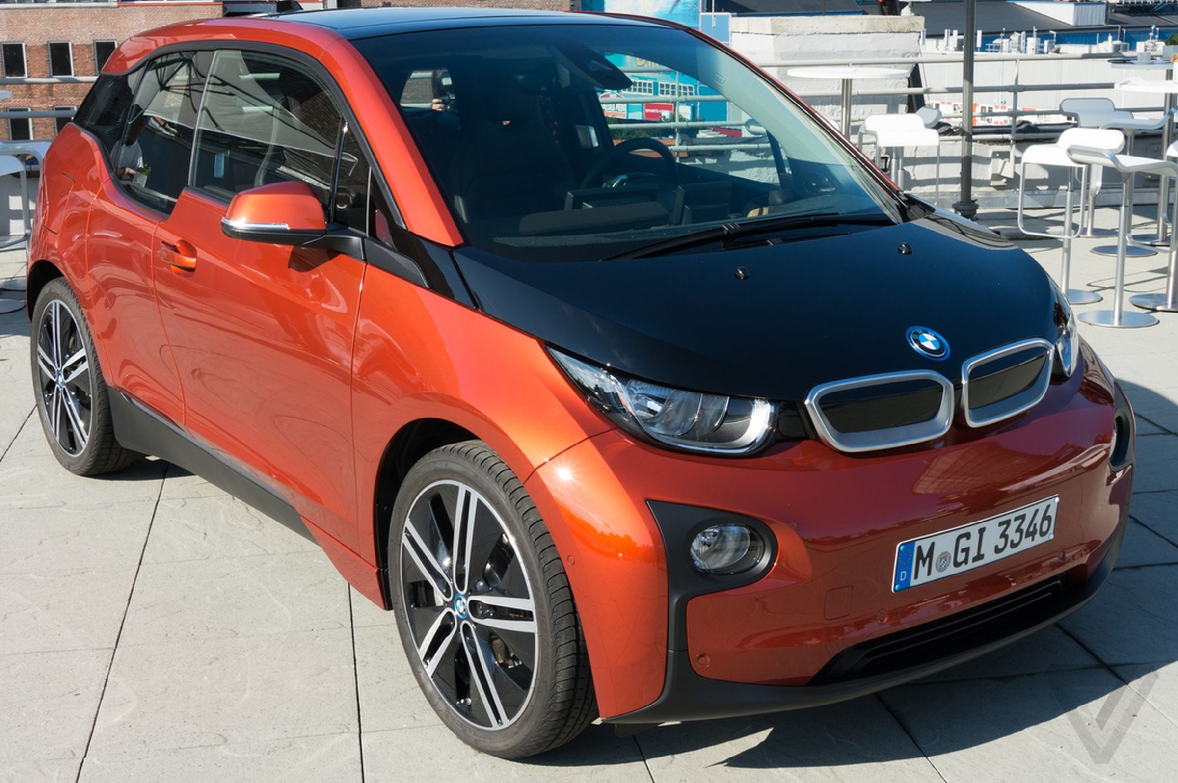 BMW i3 electric vehicle production model photos