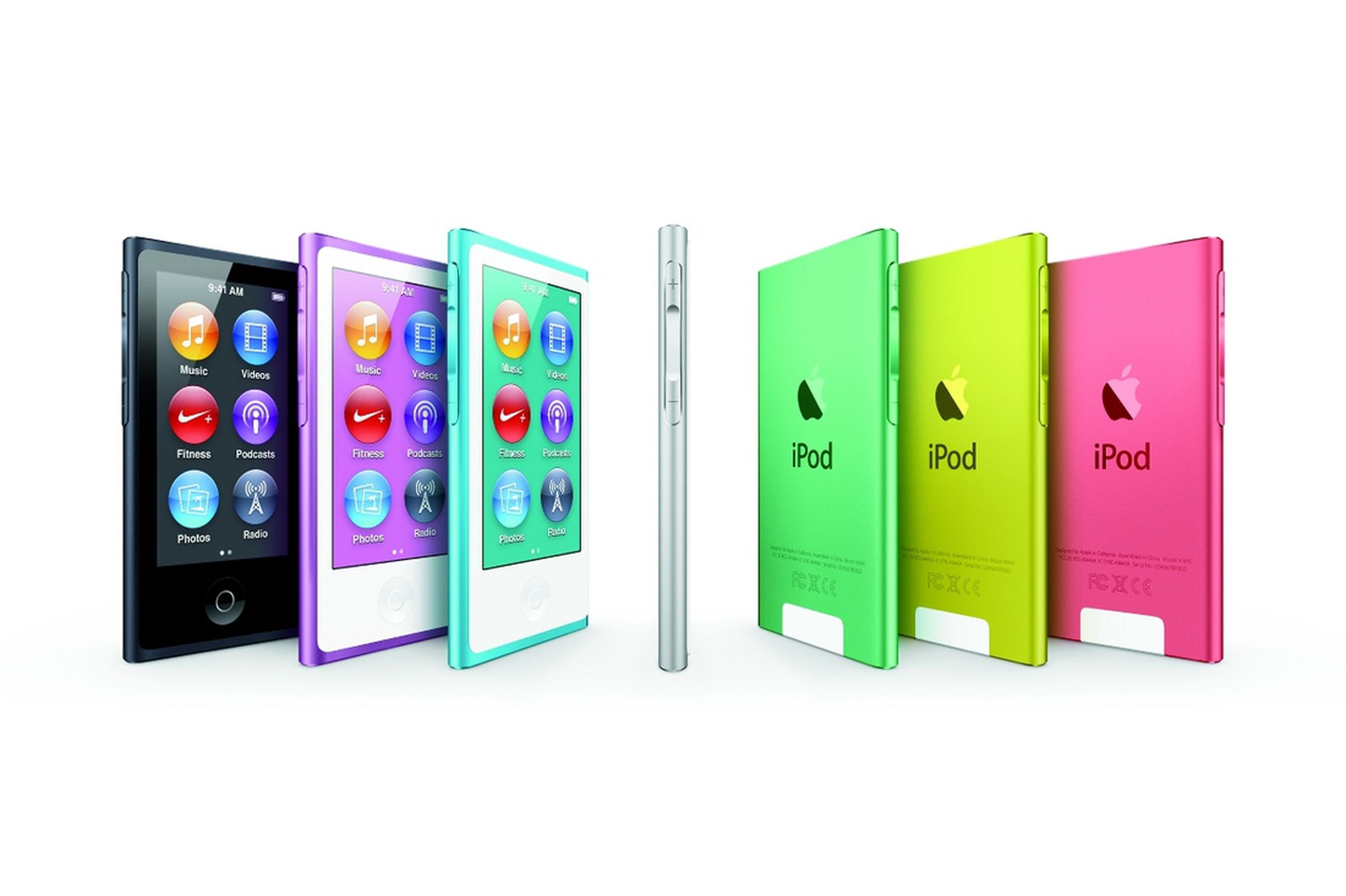 Press images of Apple's new iPod Nano
