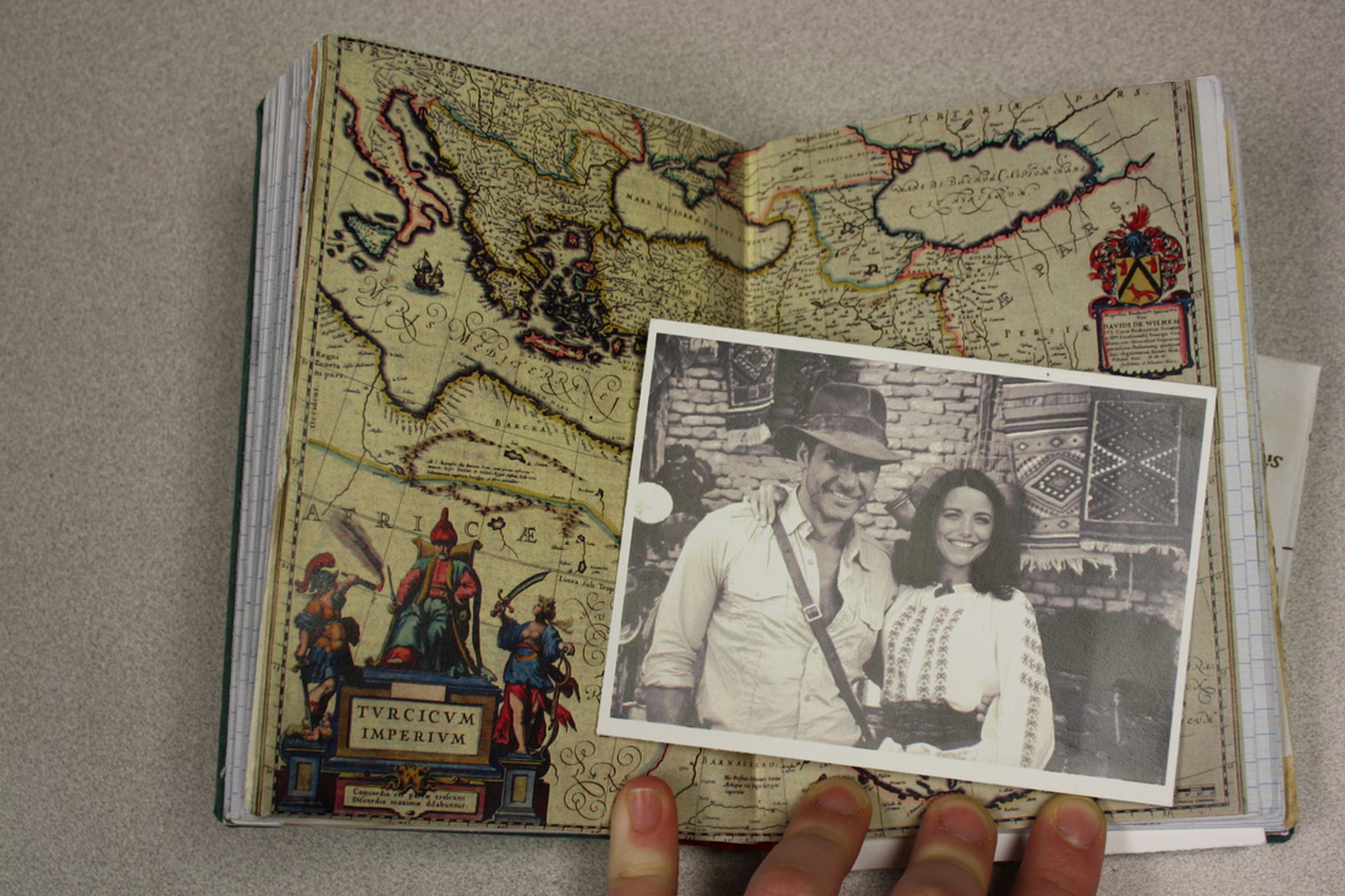 Pictures of mysterious 'Indiana Jones' notebook
