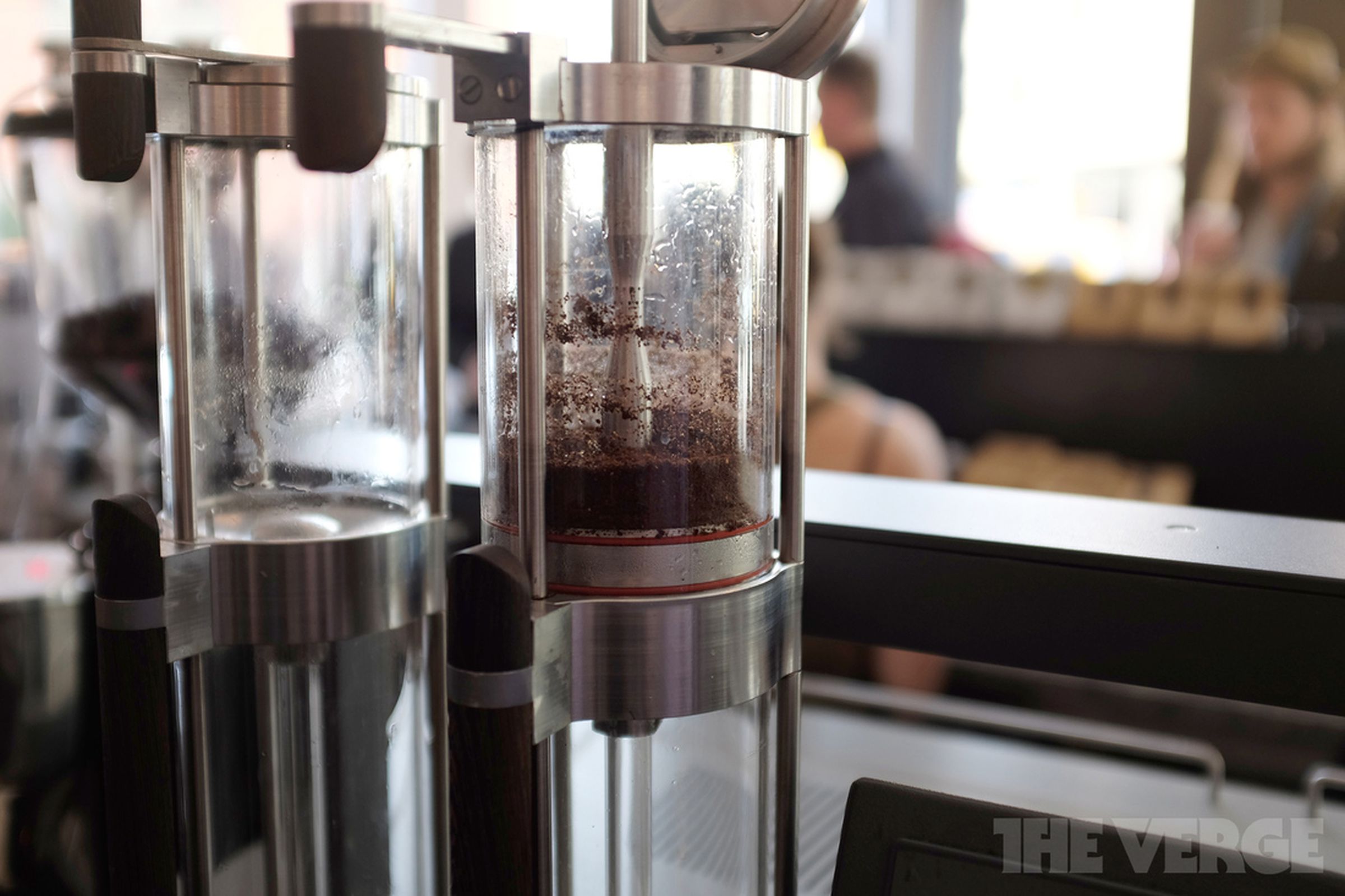 Alpha Dominche Steampunk coffee machine pictures