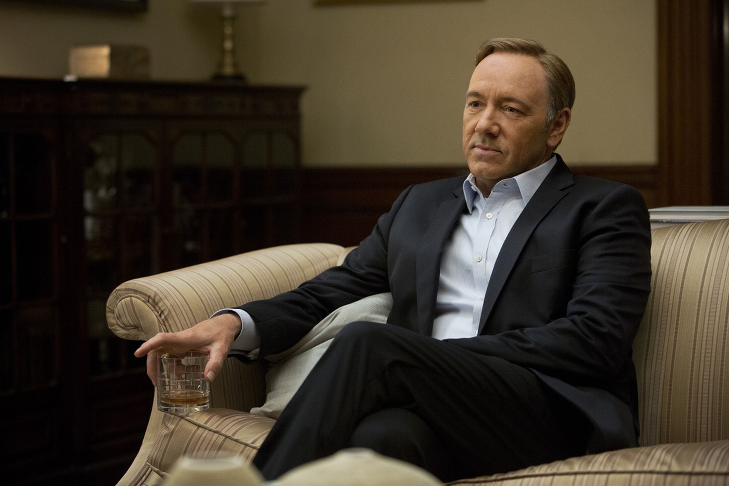 House of Cards promotional still Kevin Spacey