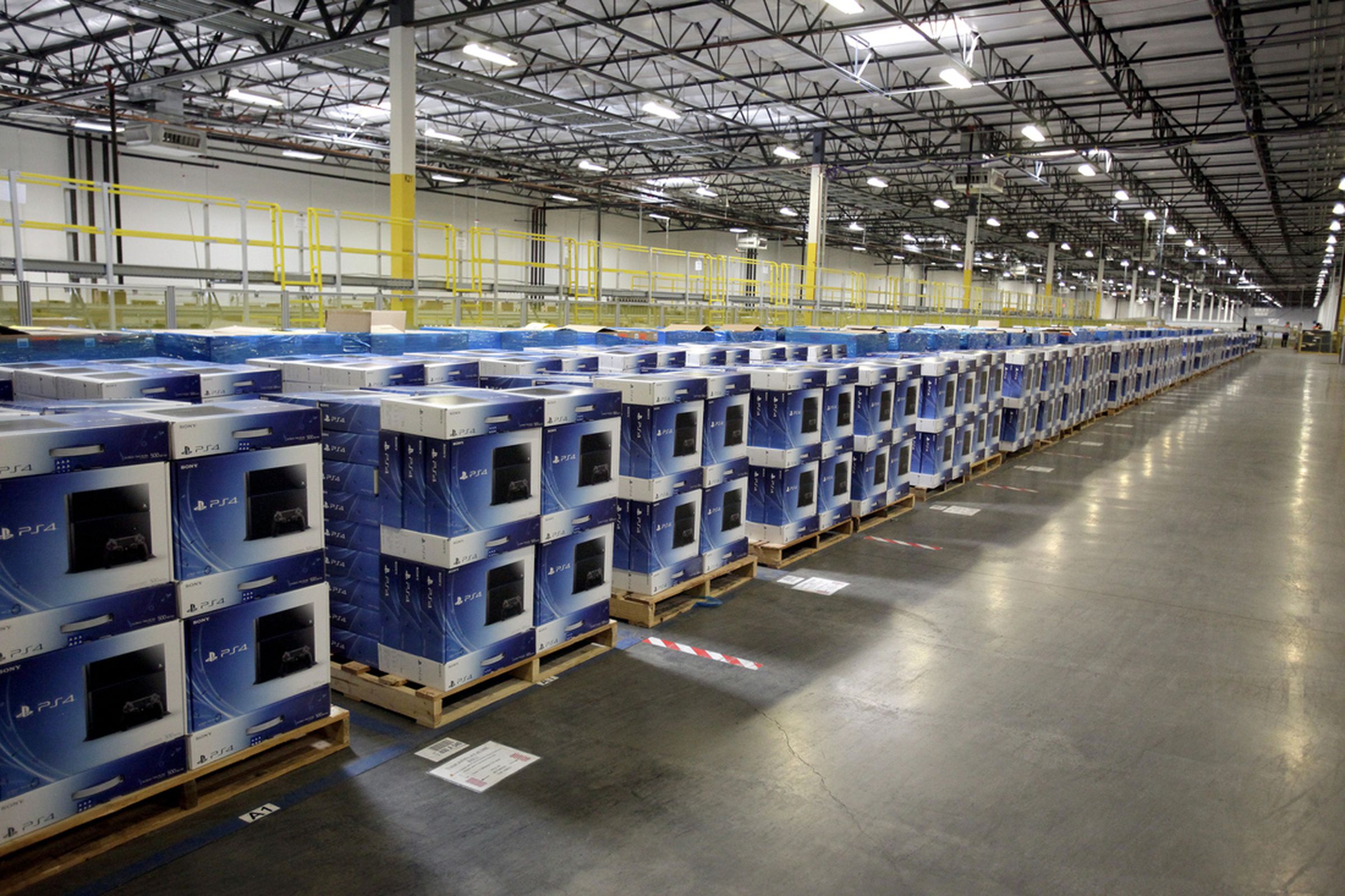 Amazon warehouse PS4s