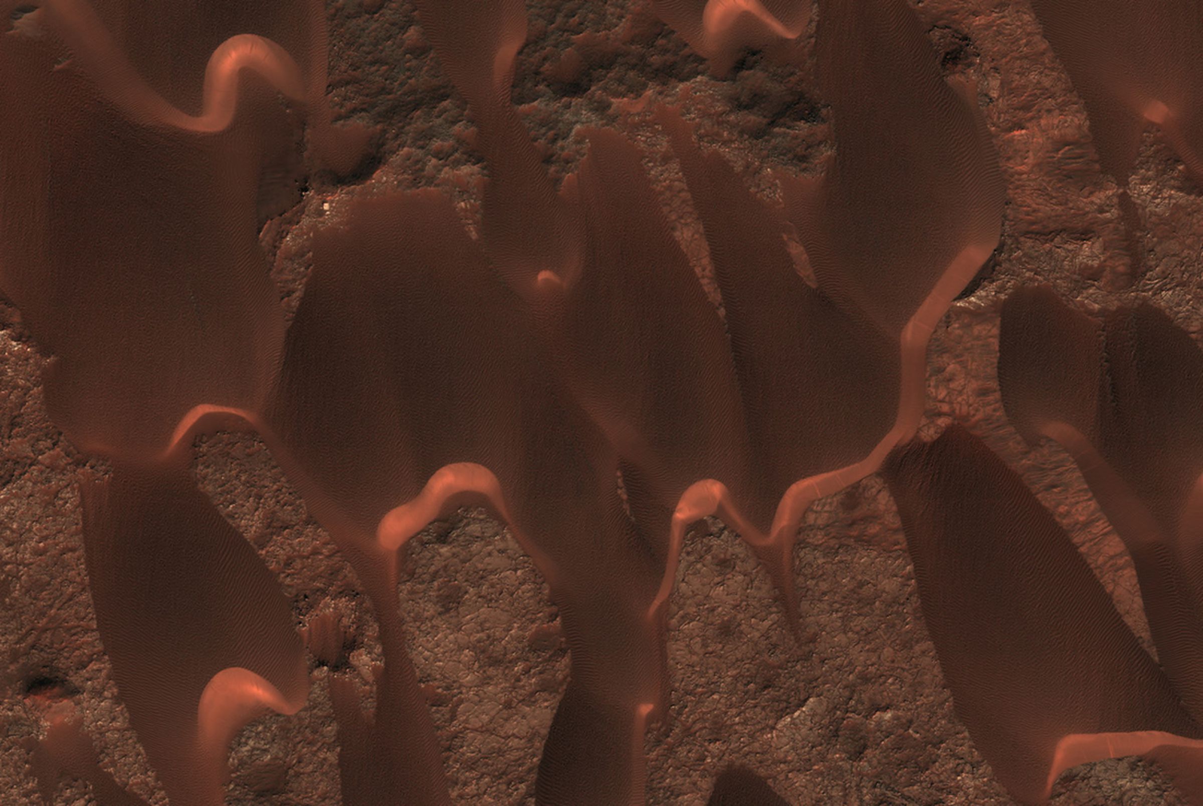 Mars HiRISE images