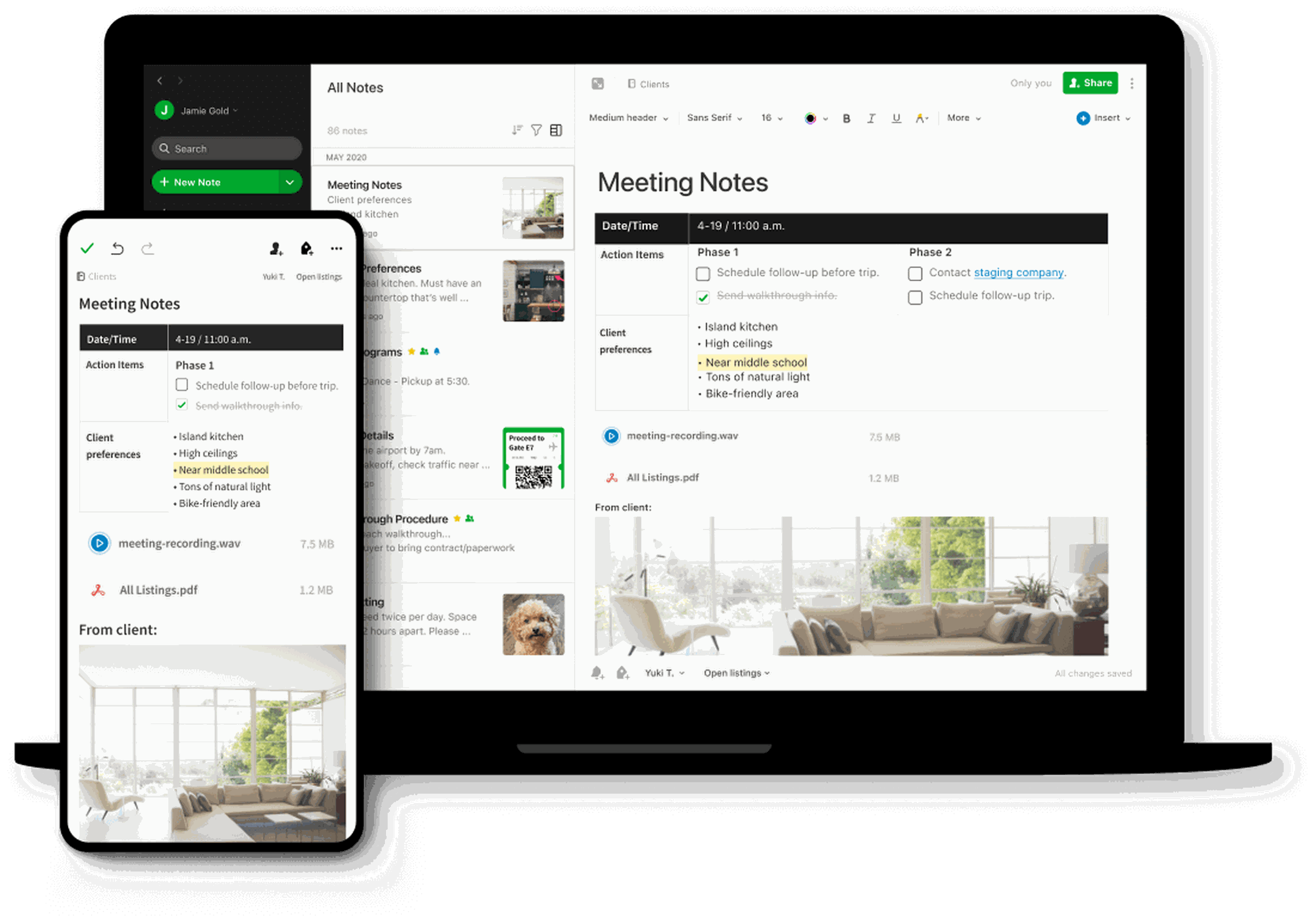 The redesign will be hitting Mac and Windows apps “in the coming weeks,” says Evernote. 