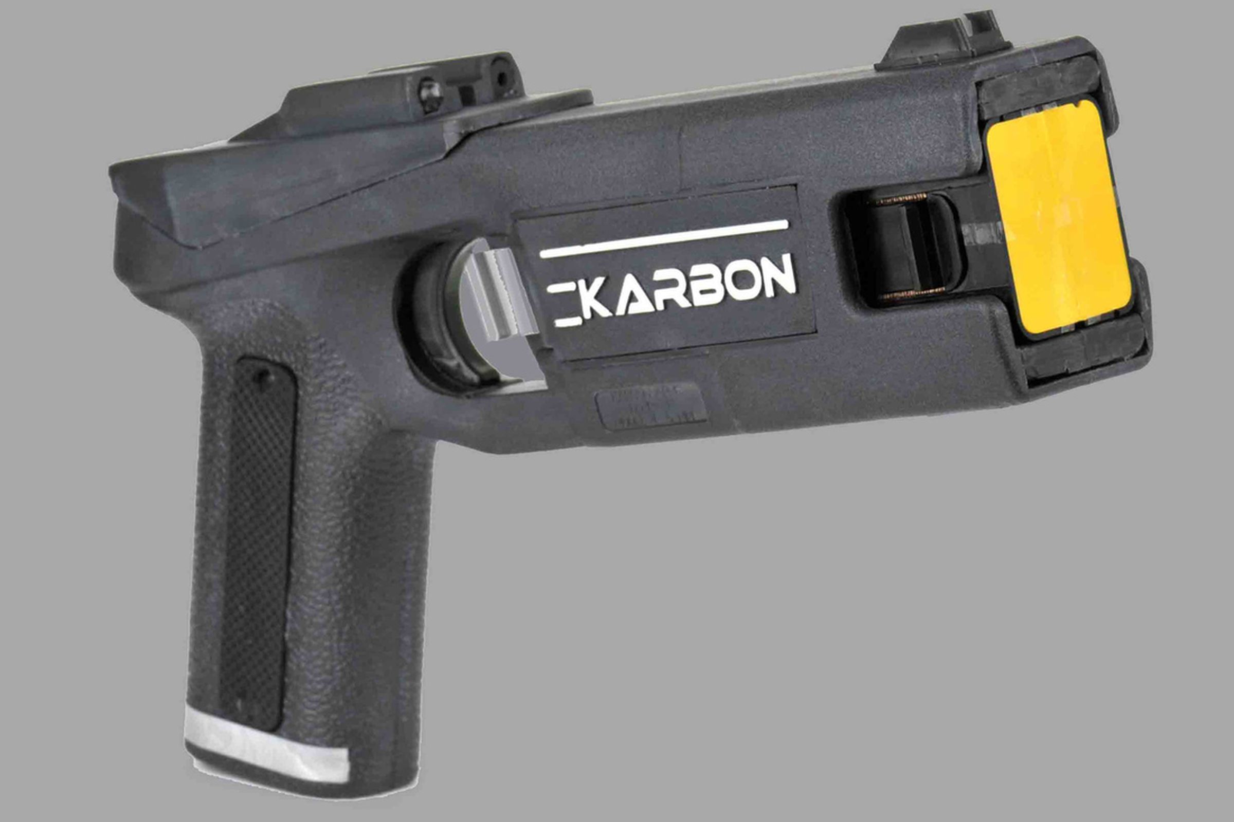 Karbon Arms' MPID electroshock gun was designed to compete with similar products by Taser International. Karbon went out of business this month after a long legal battle with Taser.