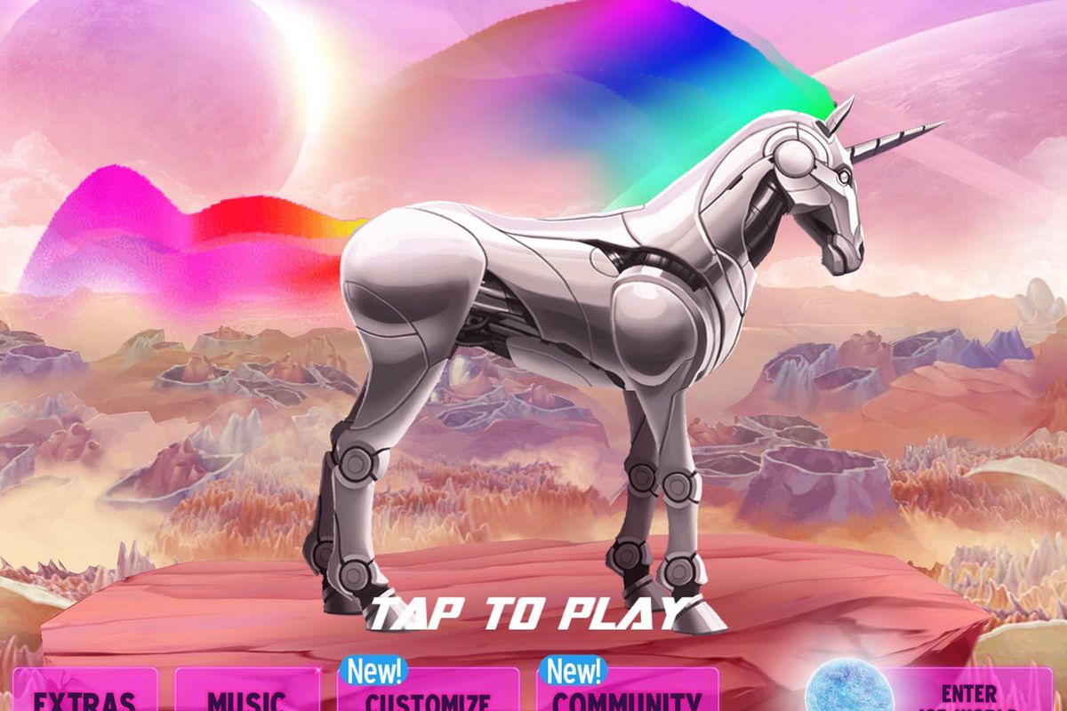 Robot Unicorn Attack Evolution 2 Play this: 'Robot Unicorn Attack 2' is an iOS runner with space whales