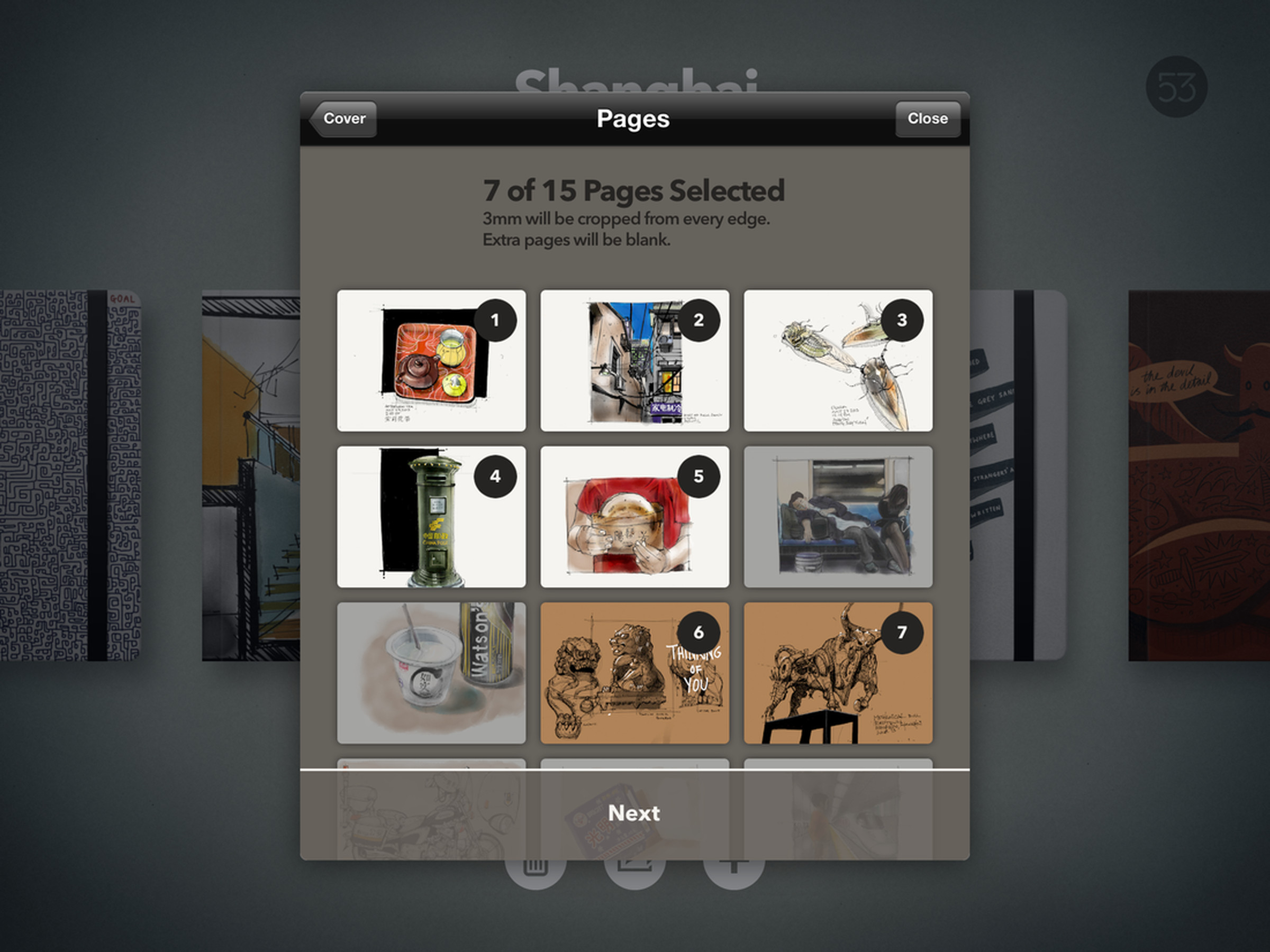 Book by FiftyThree and Moleskine screenshots