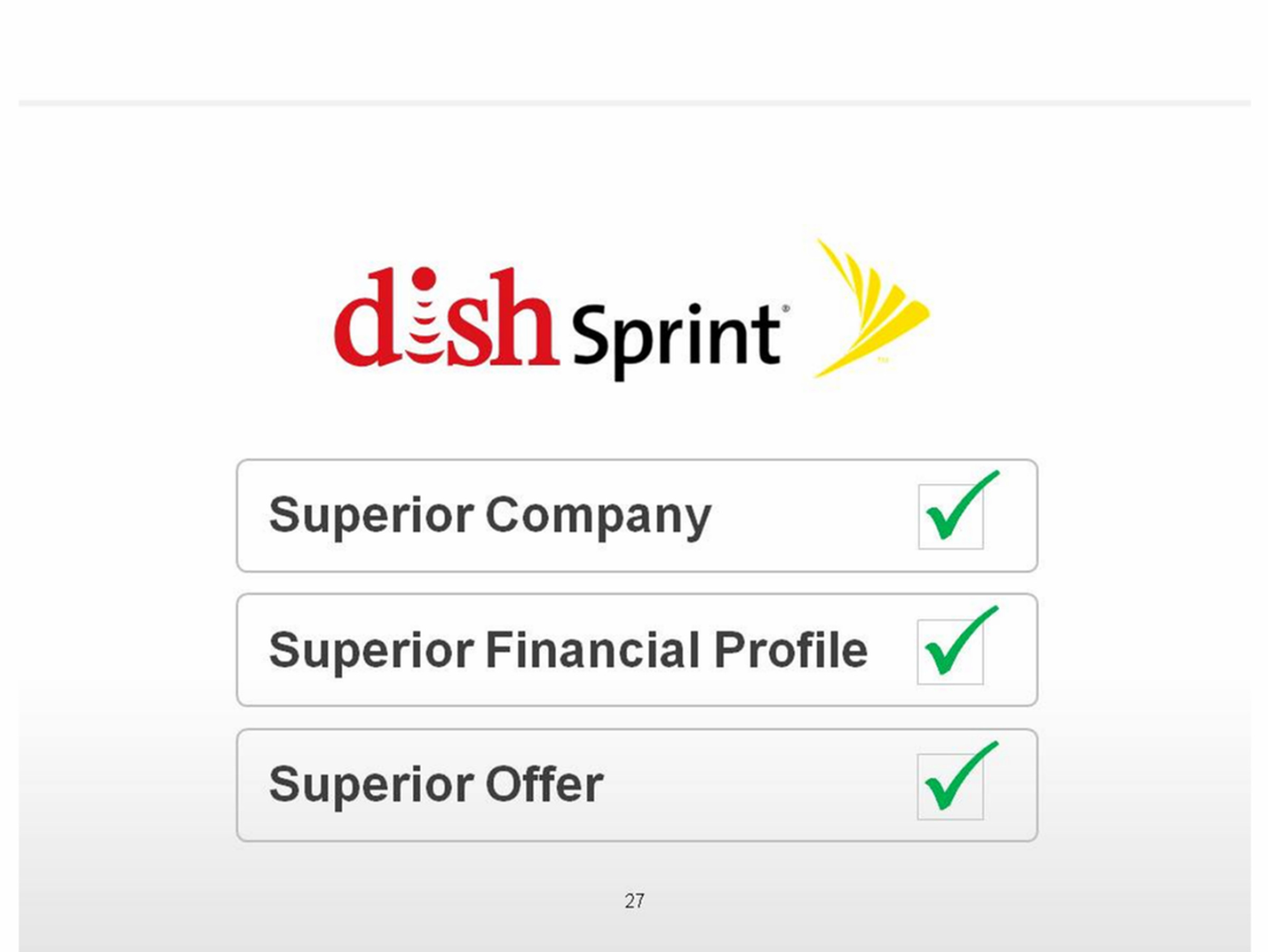 Dish Network Sprint merger slideshow