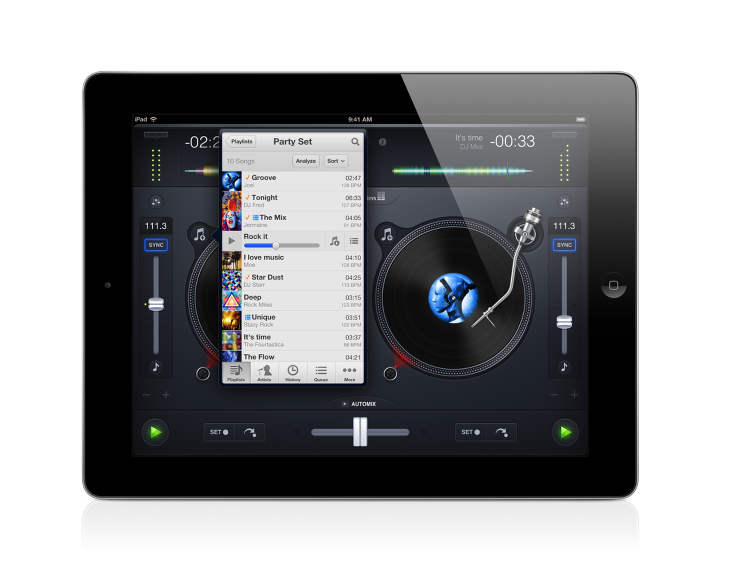 Djay 2 for iOS screenshots