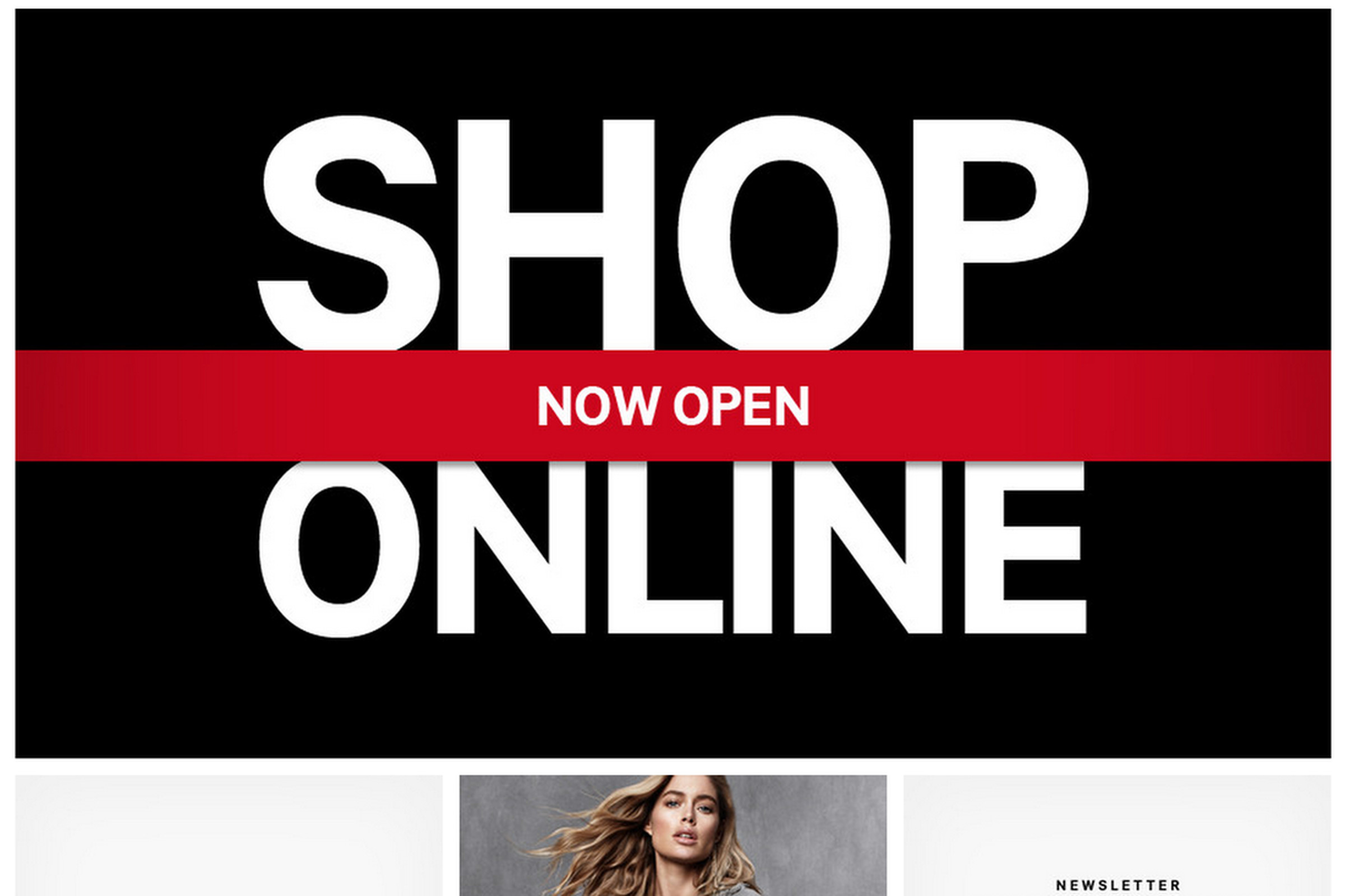 H&M online store screenshot