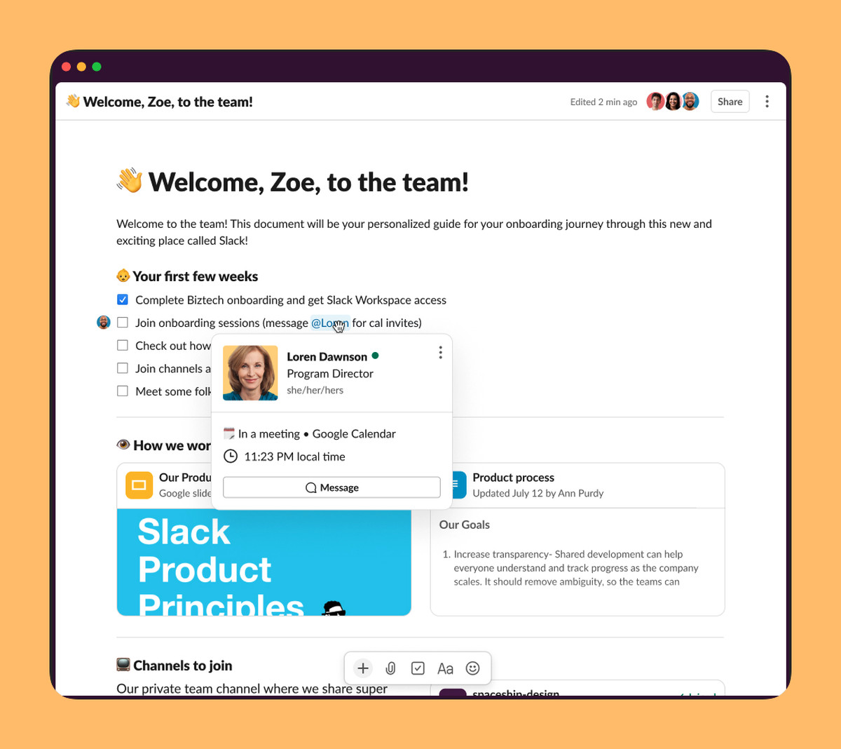 Slack’s Canvas feature puts docs inside your chats — here’s how it
