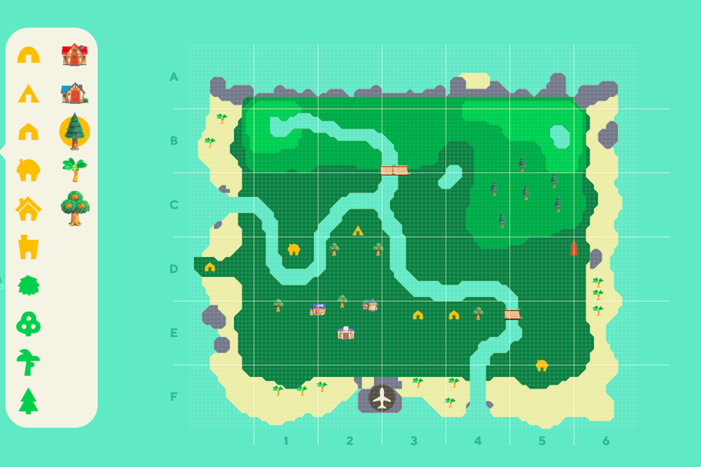 Start planning your Animal Crossing New Horizons island with this fan