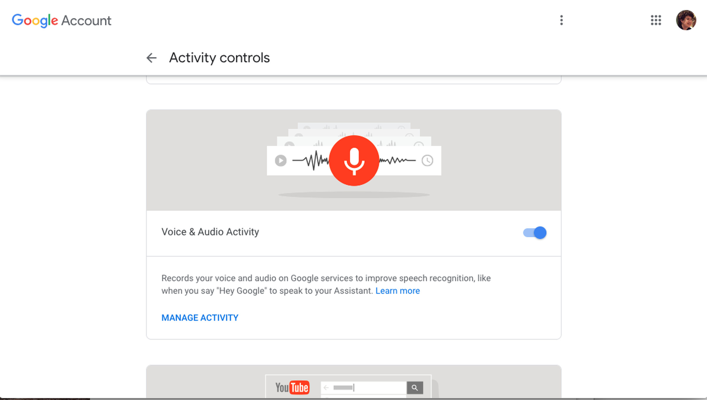 Stop voice recording Google Assistant
