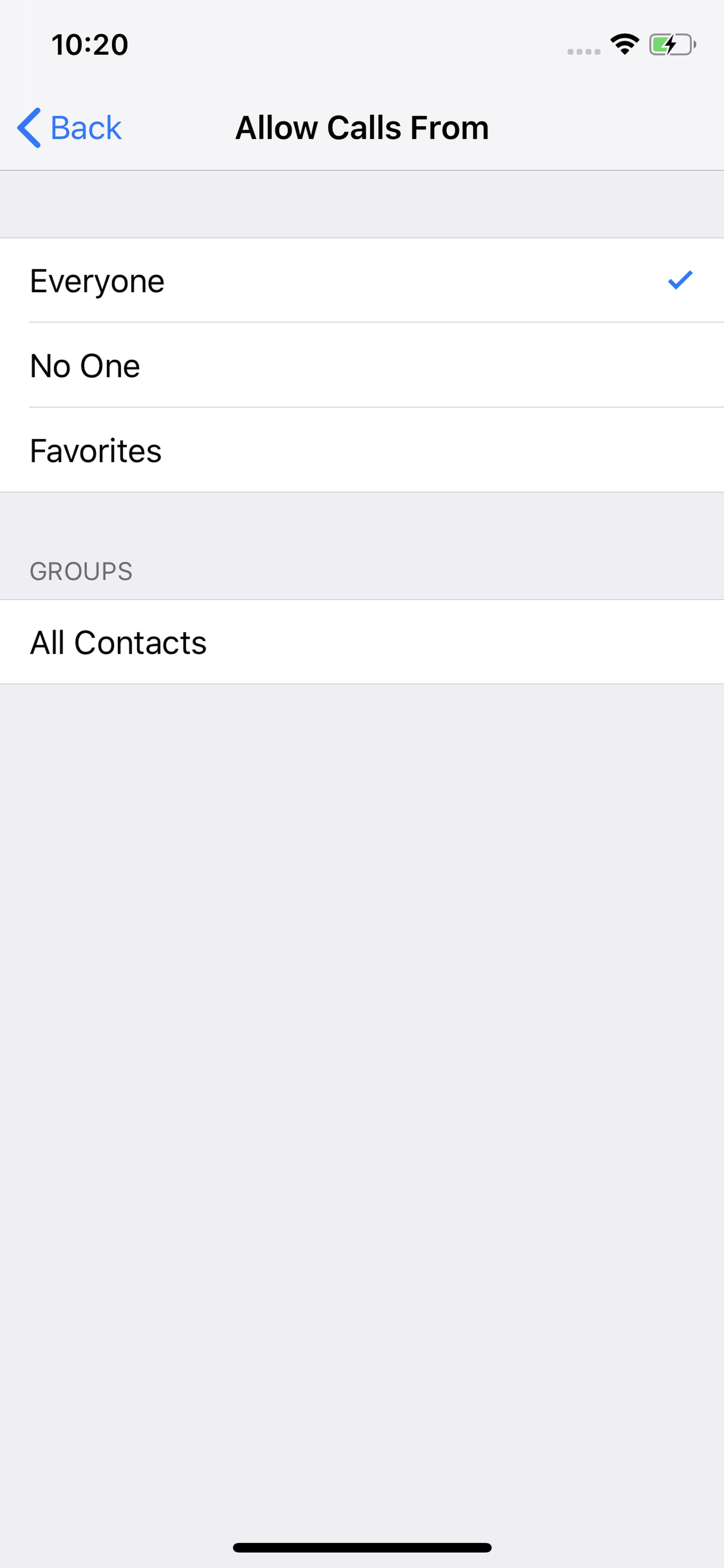 Do Not Disturb for iOS groups