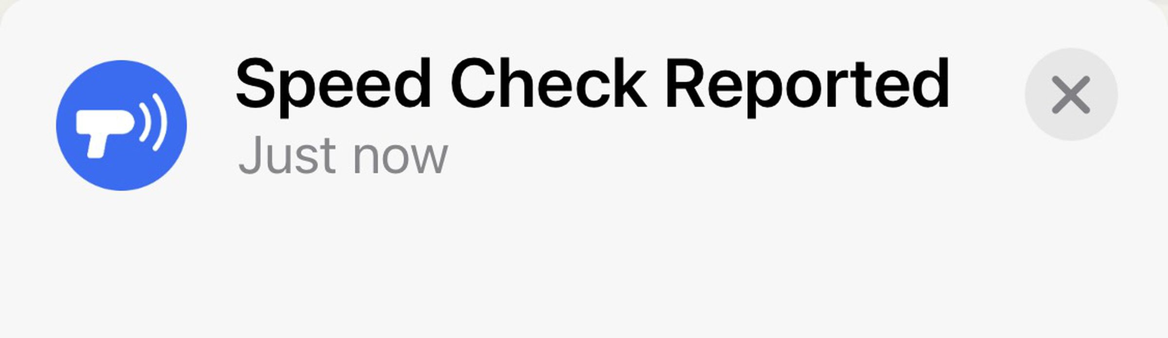 Apple Maps will give you a confirmation that your report has been submitted.
