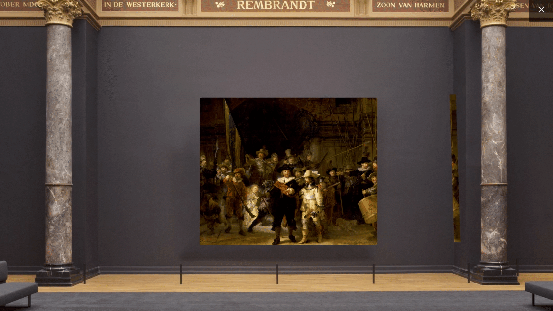 Margins from all four sides were removed decades after the painting was completed. 